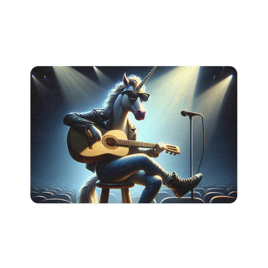 Unicorn Unplugged Pet Food Mat