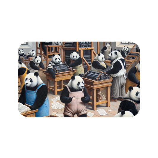 Printing Pandamonium Bath Mat