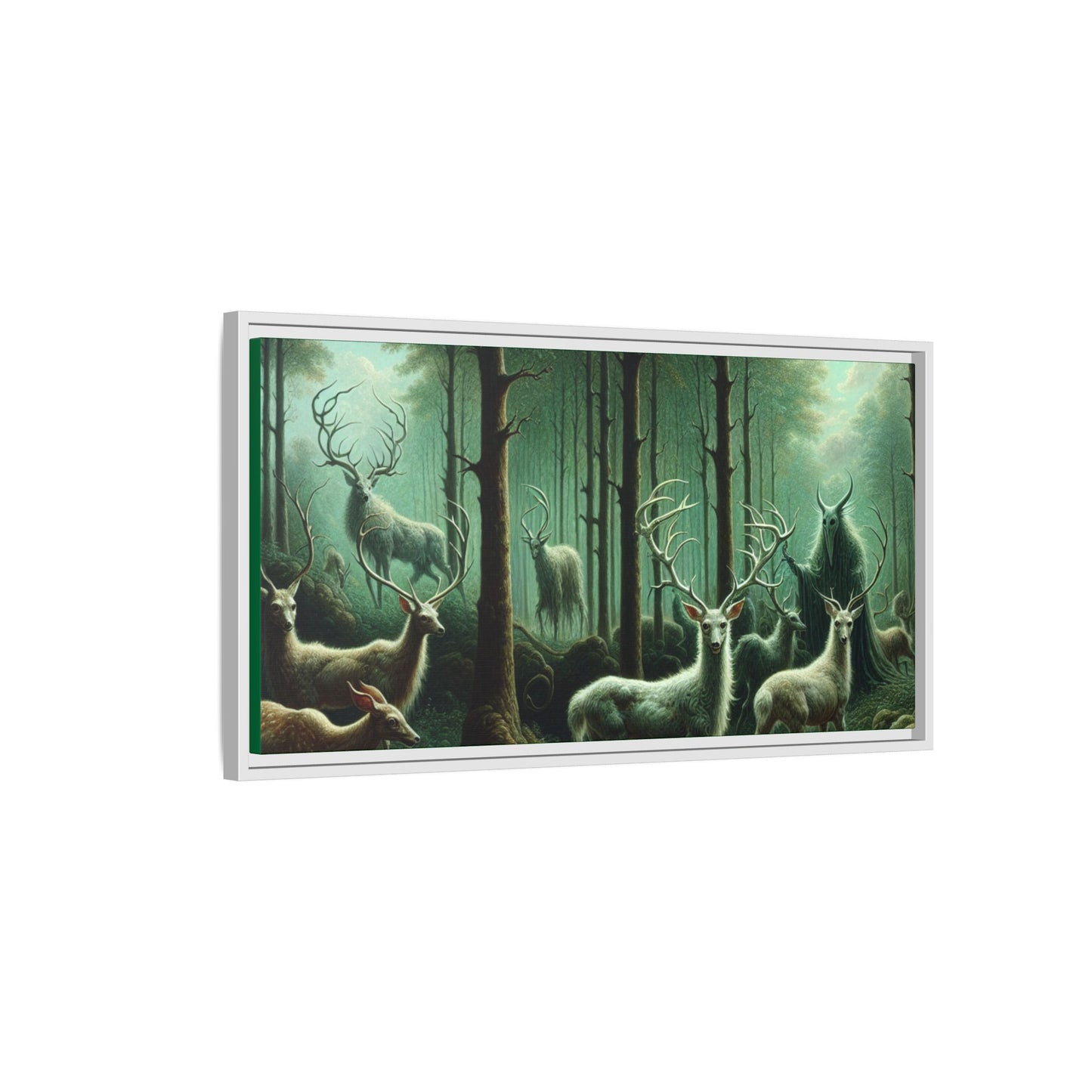 Wendigo Shepherd Canvas, Framed (Multi-color)