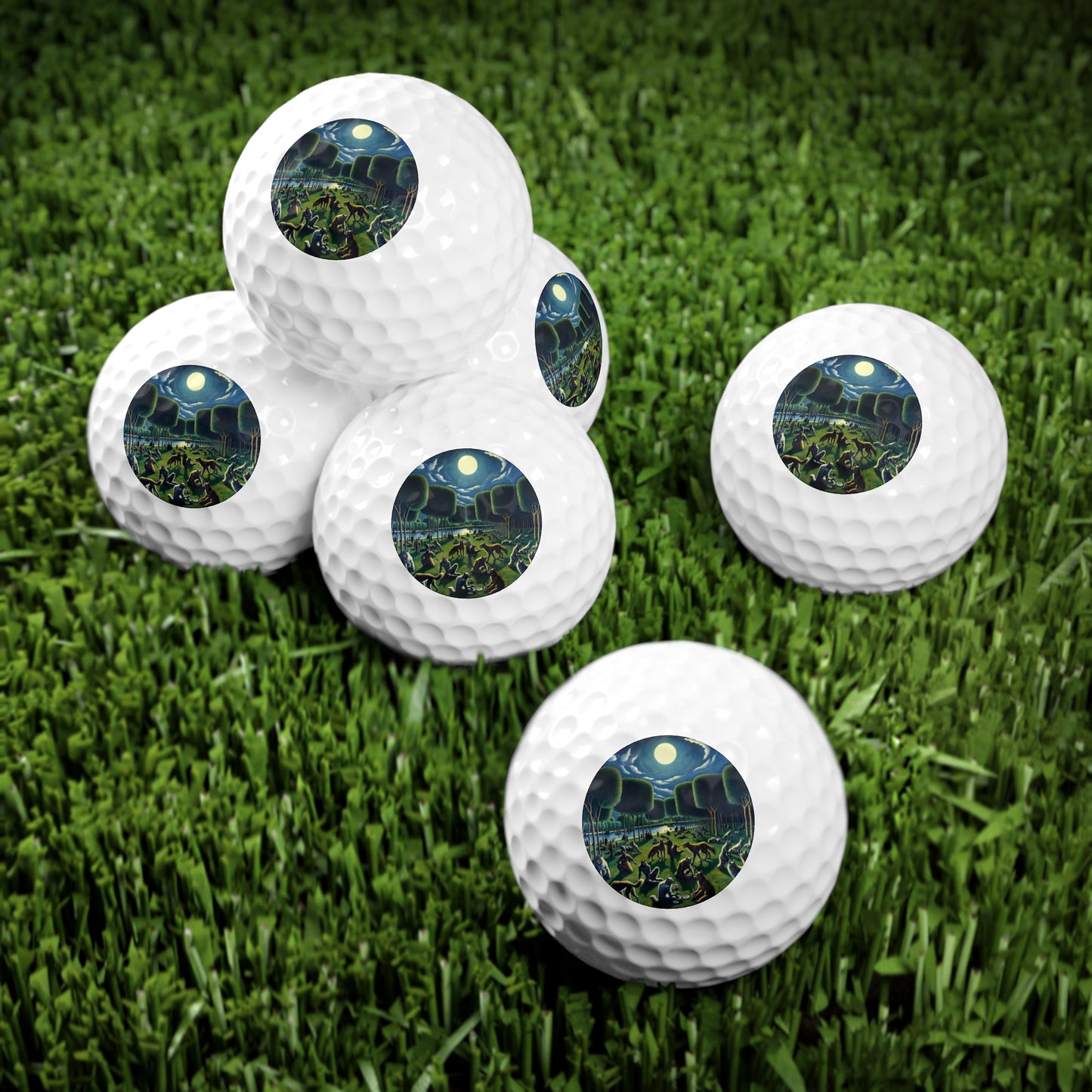 Werewolves at the Waterfront Golf Balls, 6pcs