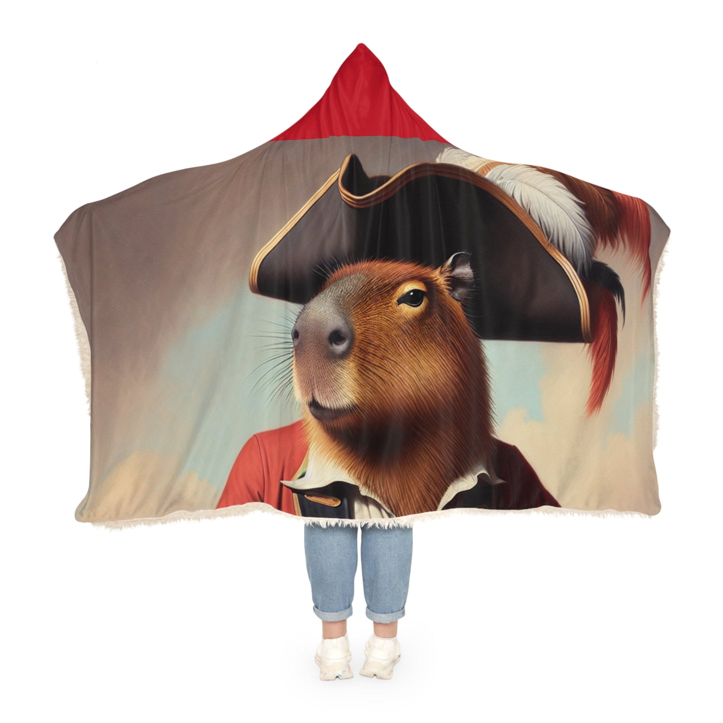 Captain Capybara Snuggle Blanket
