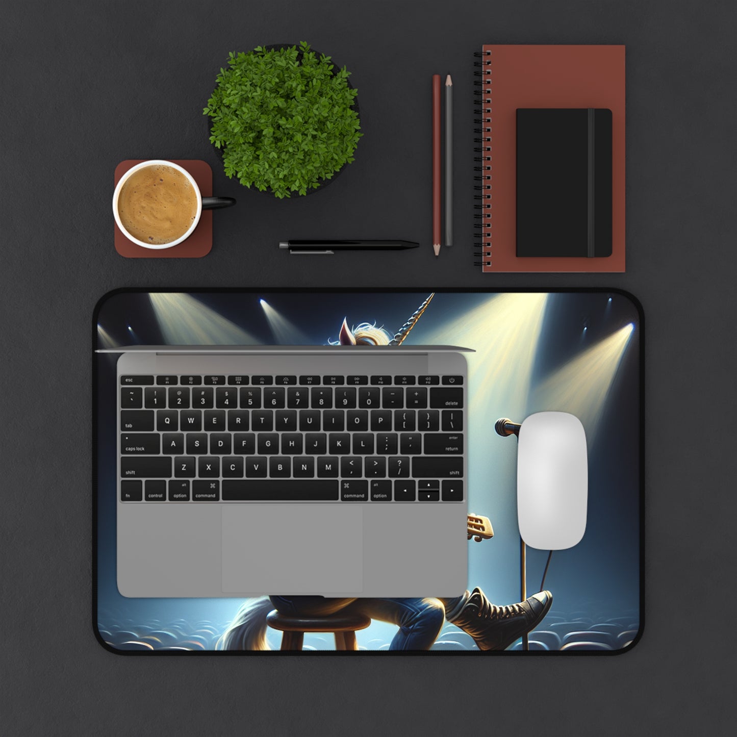 Unicorn Unplugged Desk Mat
