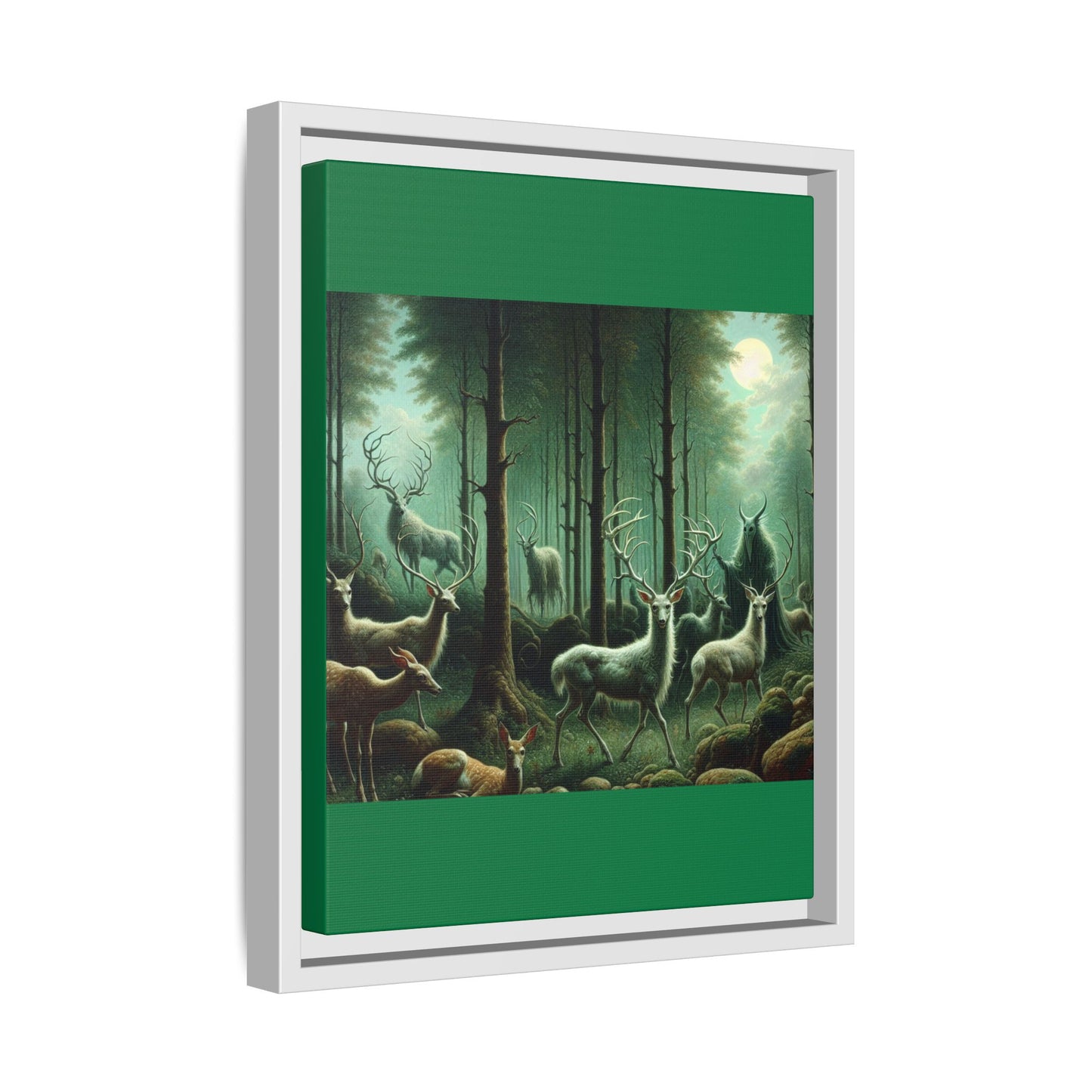 Wendigo Shepherd Canvas, Framed (Multi-color)
