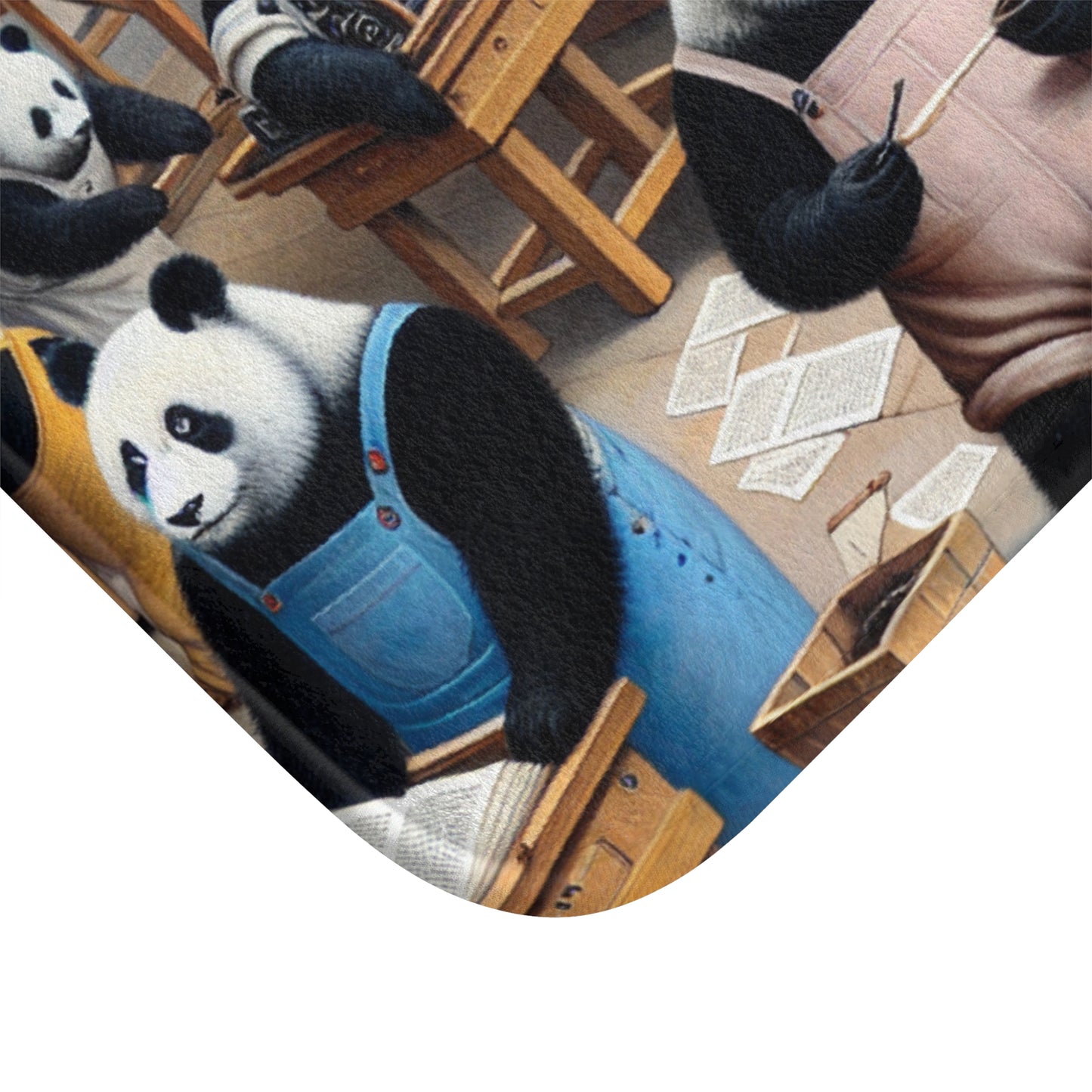 Printing Pandamonium Bath Mat