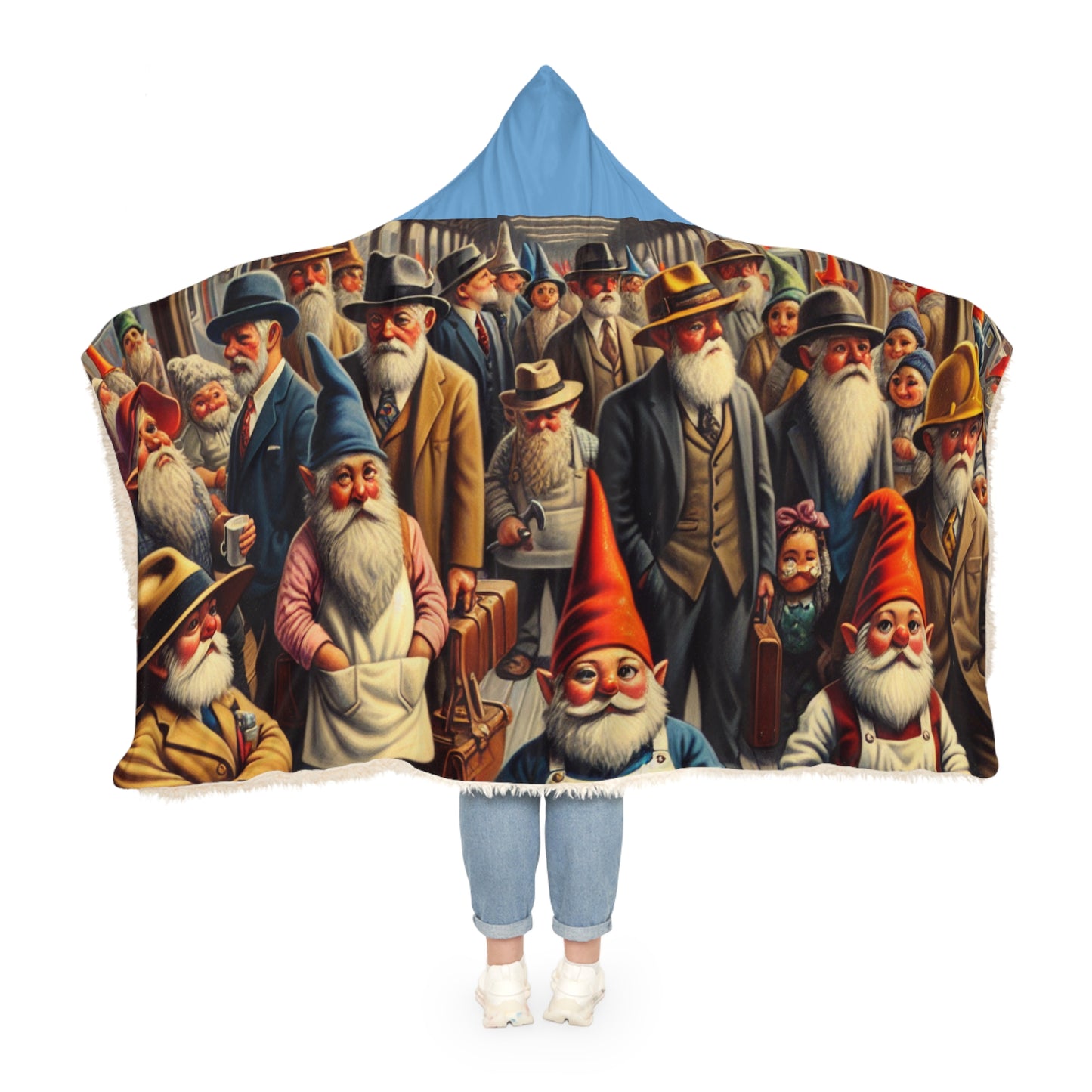 The Gnome-mute Home Snuggle Blanket
