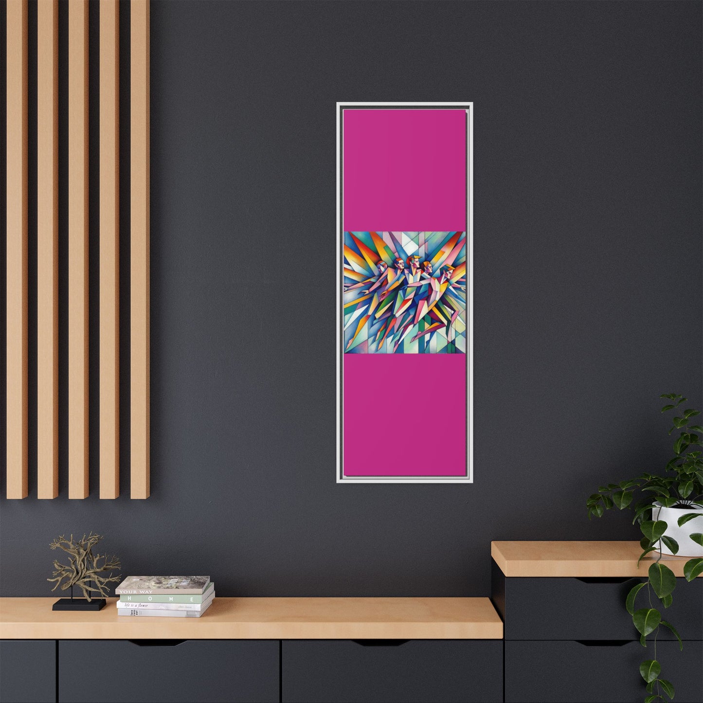 Picasso's Pixies Canvas, Framed (Multi-color)