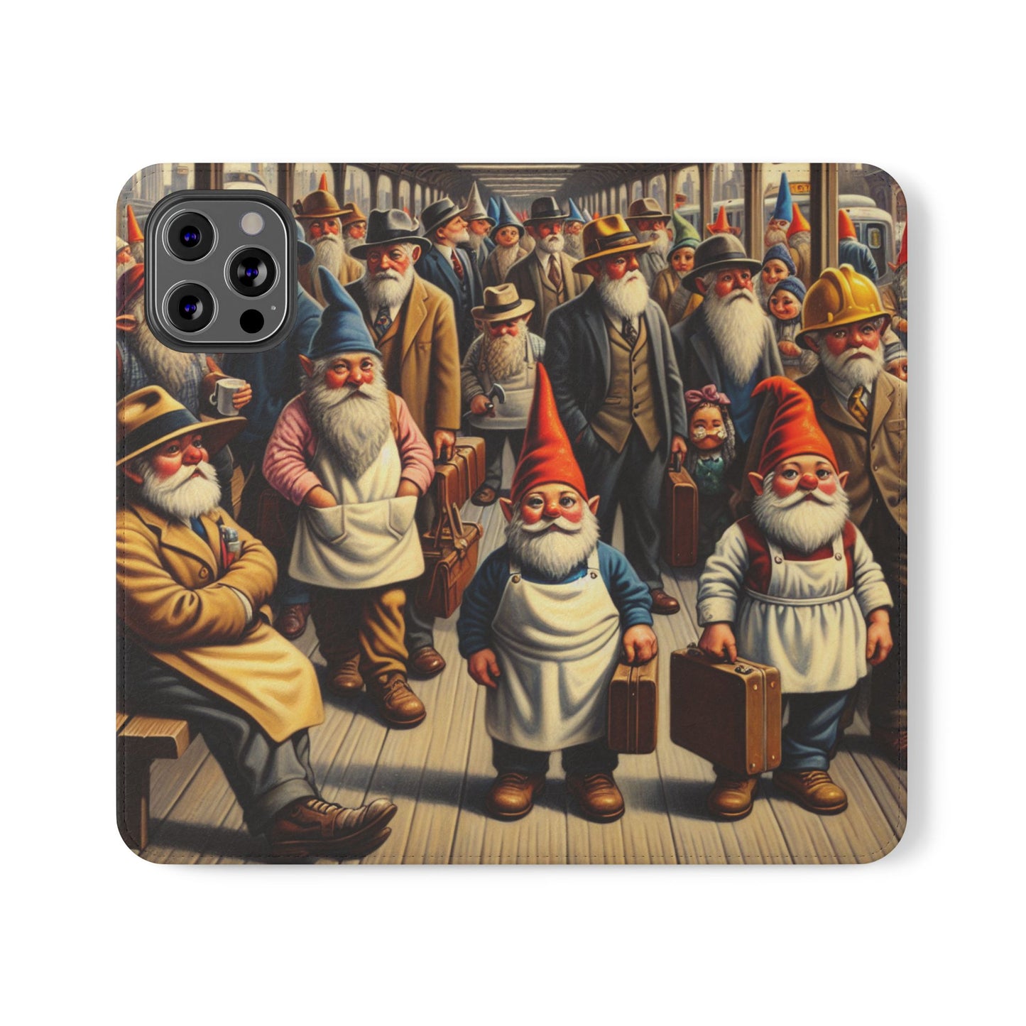 The Gnome-mute Home Flip Case - iPhone/Galaxy