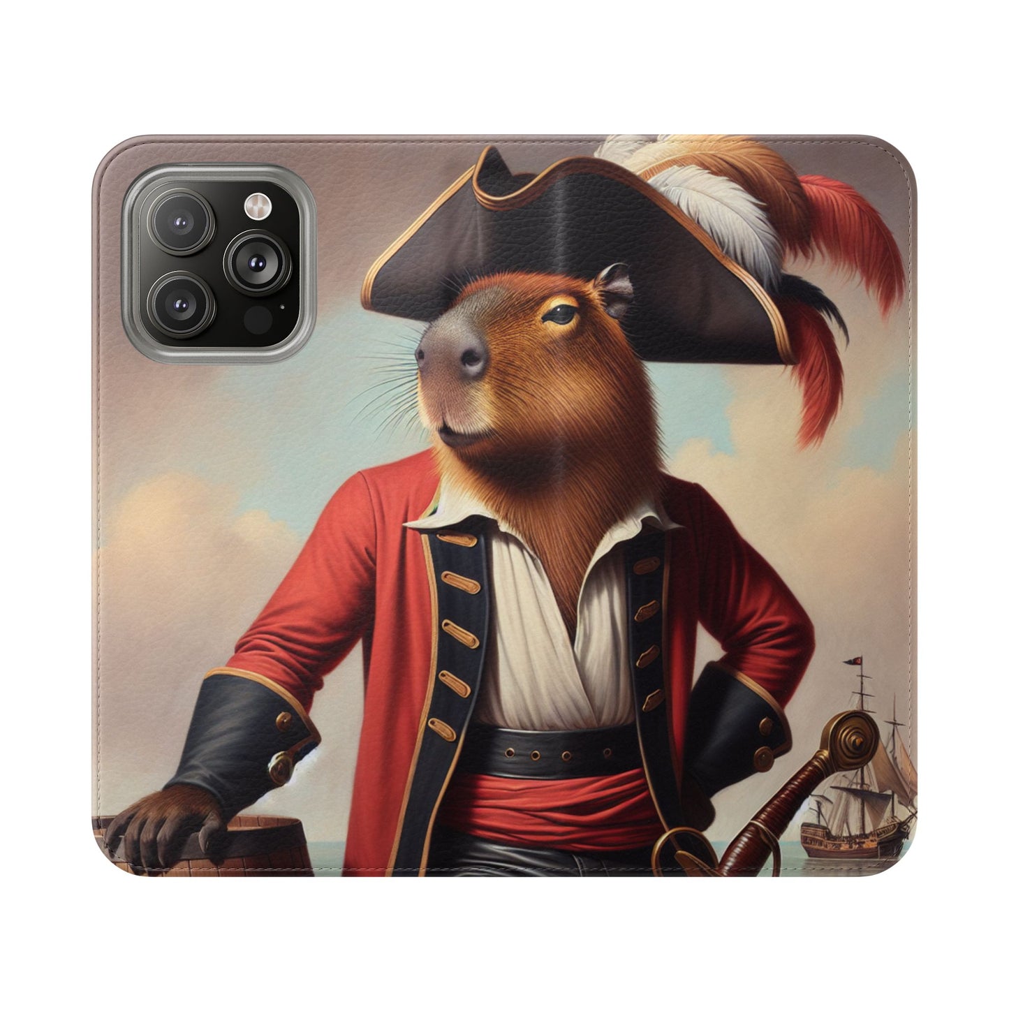 Captain Capybara Flip Case - iPhone/Galaxy