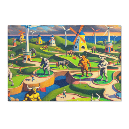 Mini-taur Golf Area Rug - HORIZONTAL