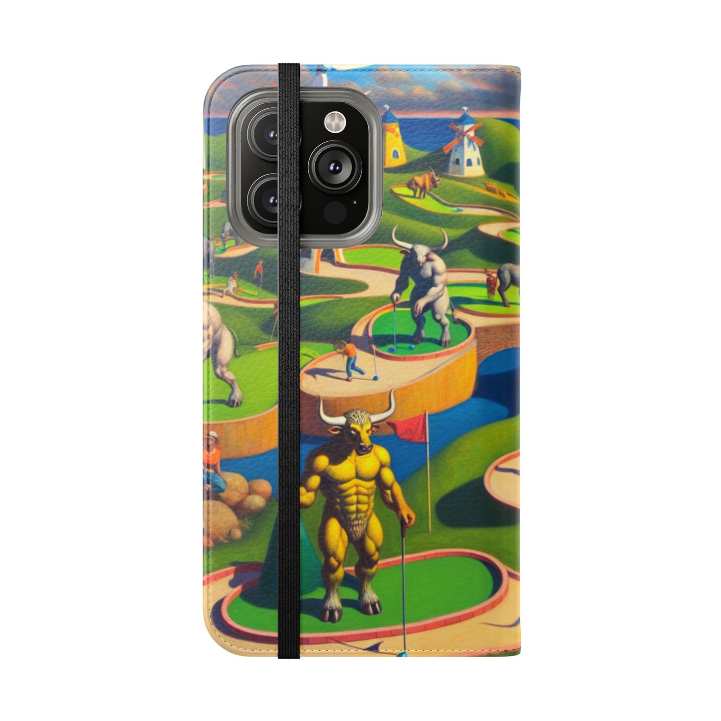 Mini-taur Golf Flip Case - iPhone/Galaxy