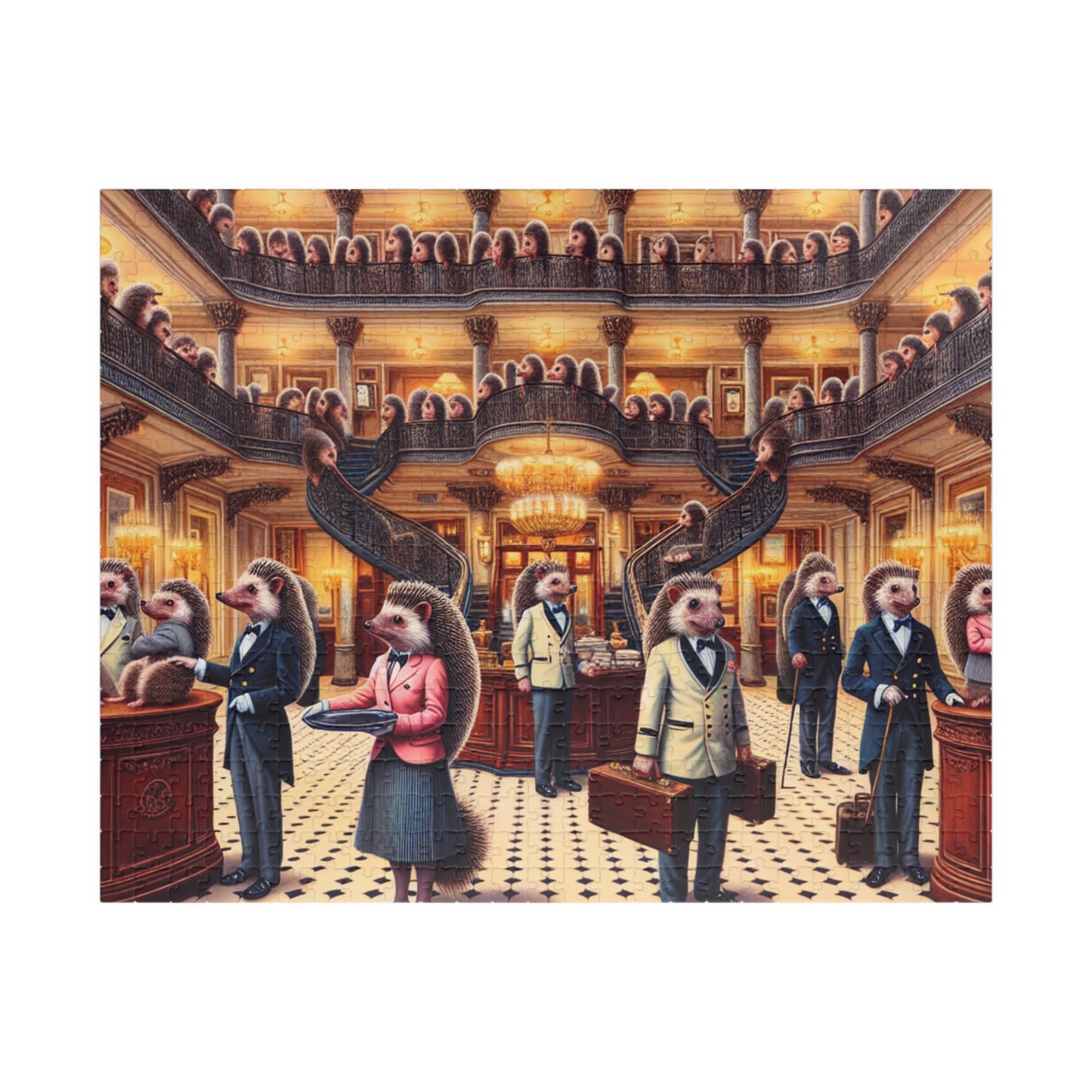 Hedgehog Hotel Puzzle (110, 252, 520, 1014-piece)