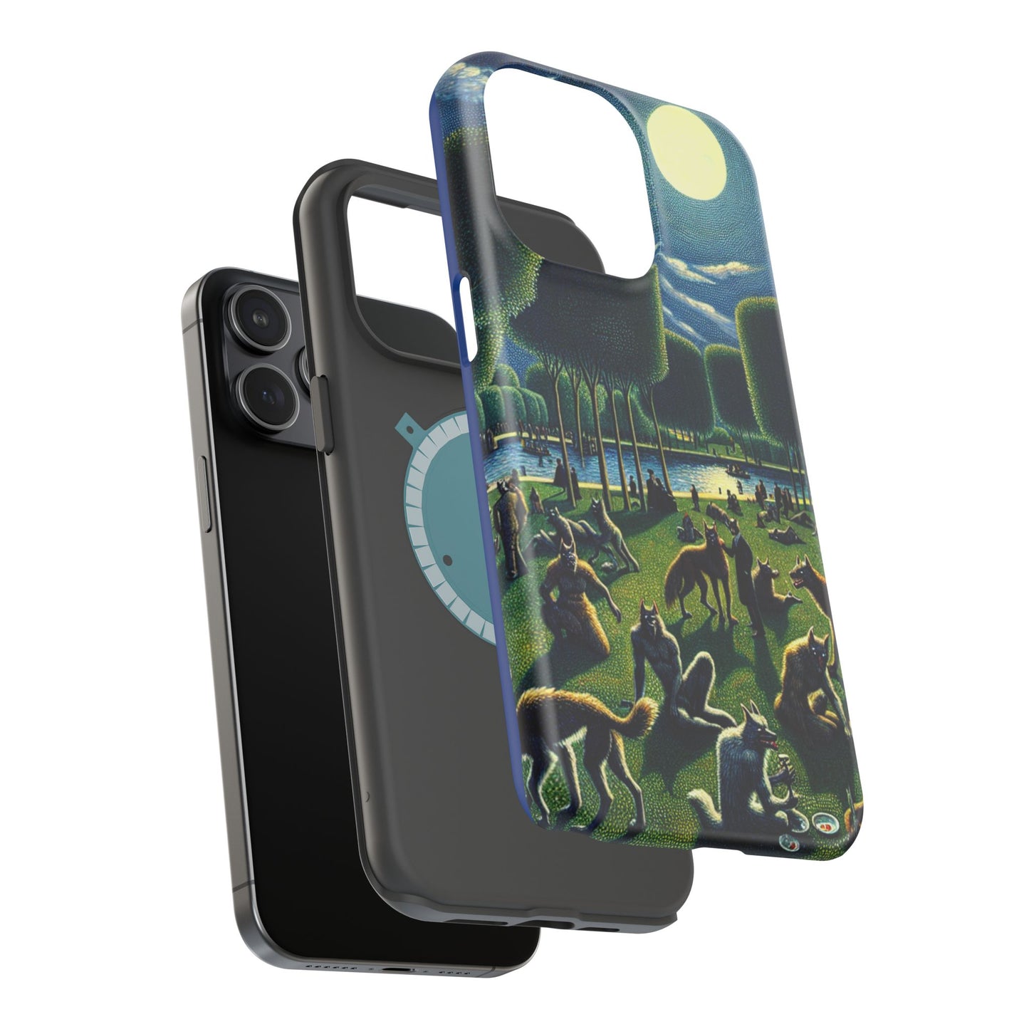 Werewolves at the Waterfront Magnetic iPhone Case
