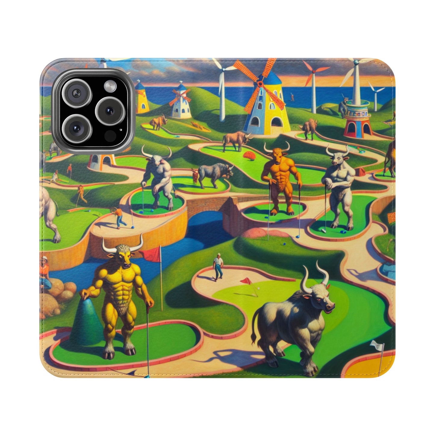 Mini-taur Golf Flip Case - iPhone/Galaxy