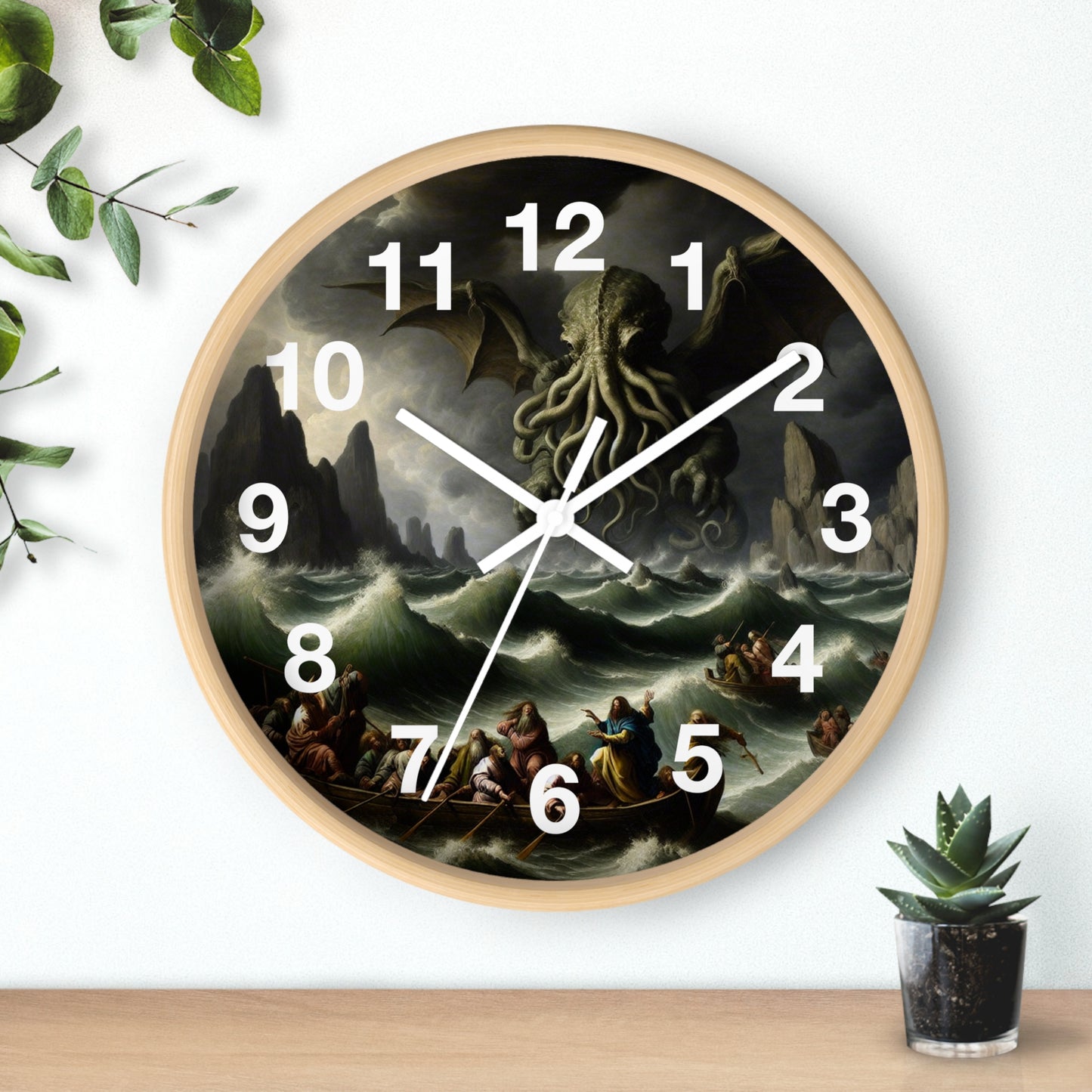 Cthulhu in the Storm Wall Clock