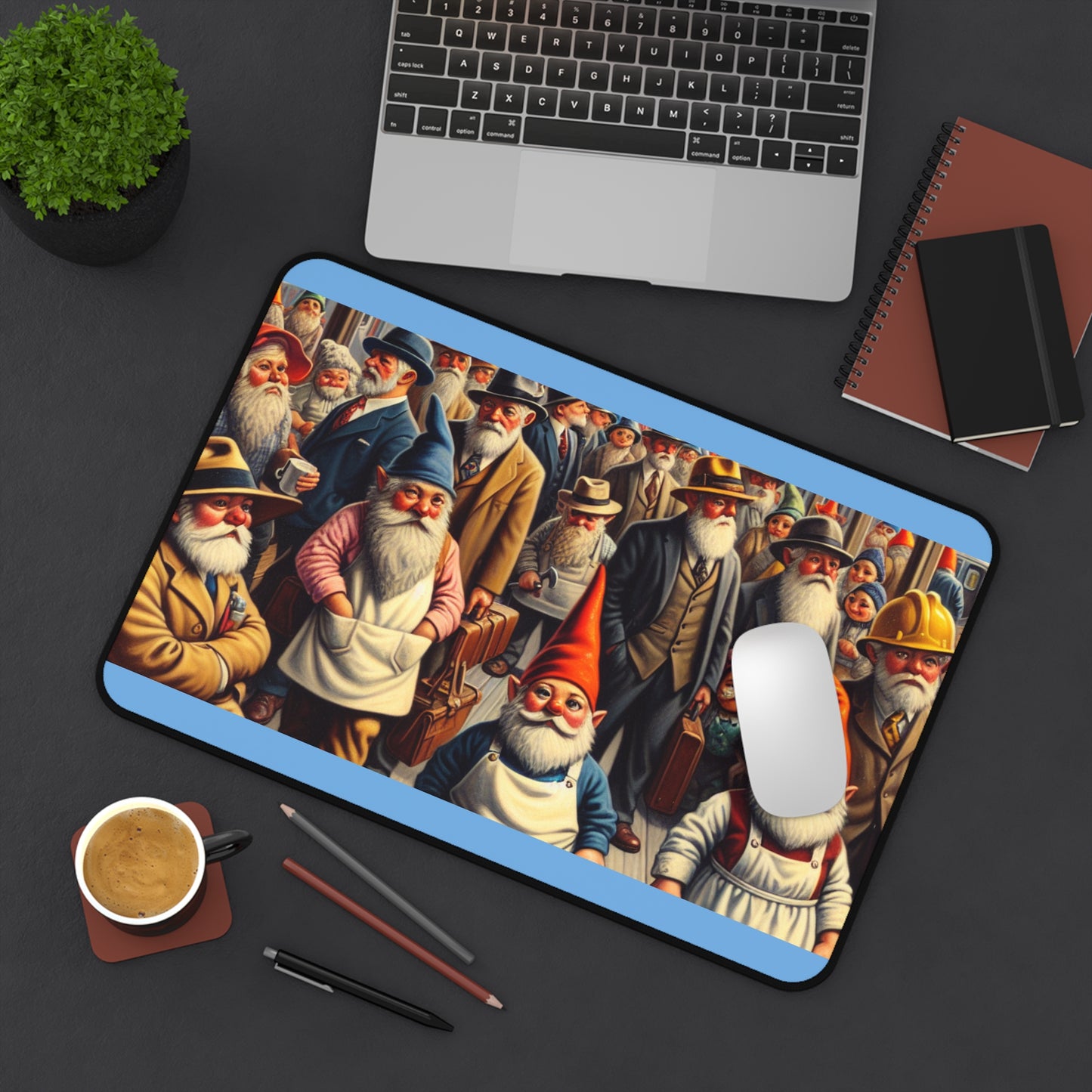 The Gnome-mute Home Desk Mat