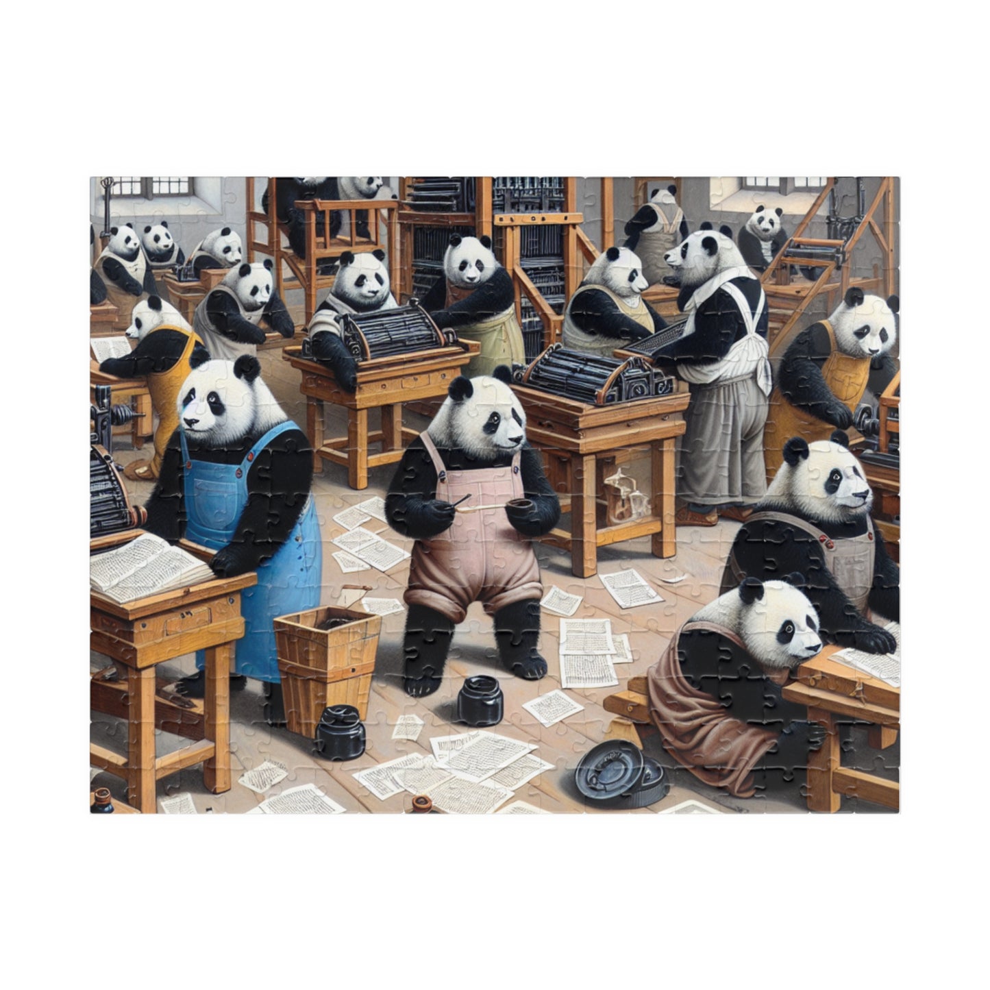 Printing Pandamonium Puzzle (110, 252, 520, 1014-piece)