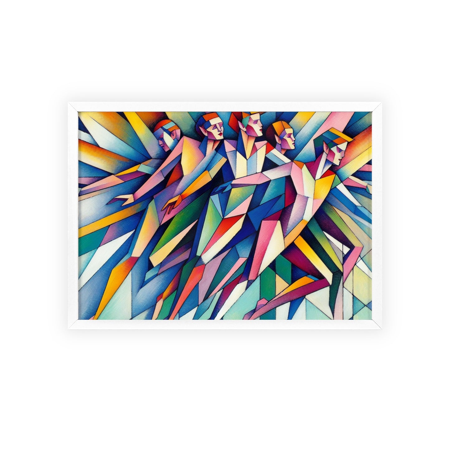 Framed Picasso's Pixies Poster