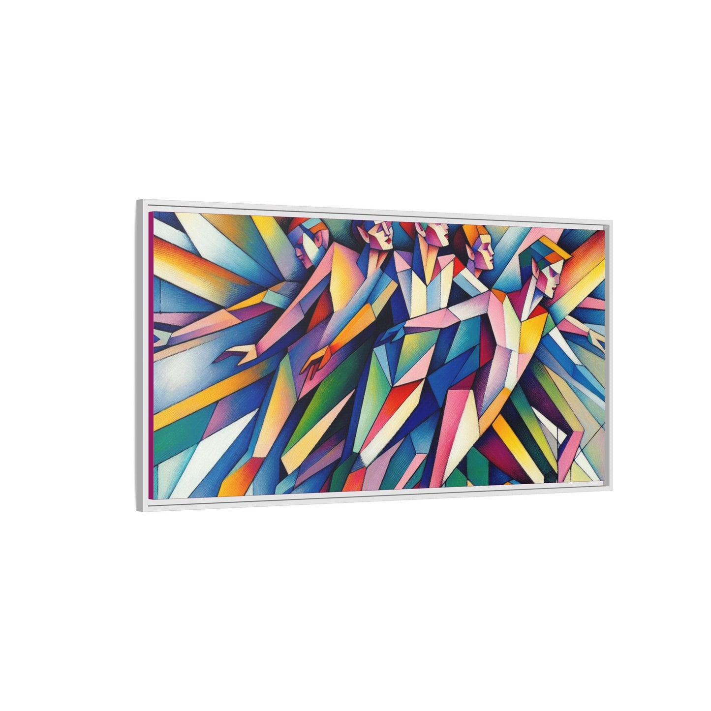 Picasso's Pixies Canvas, Framed (Multi-color)