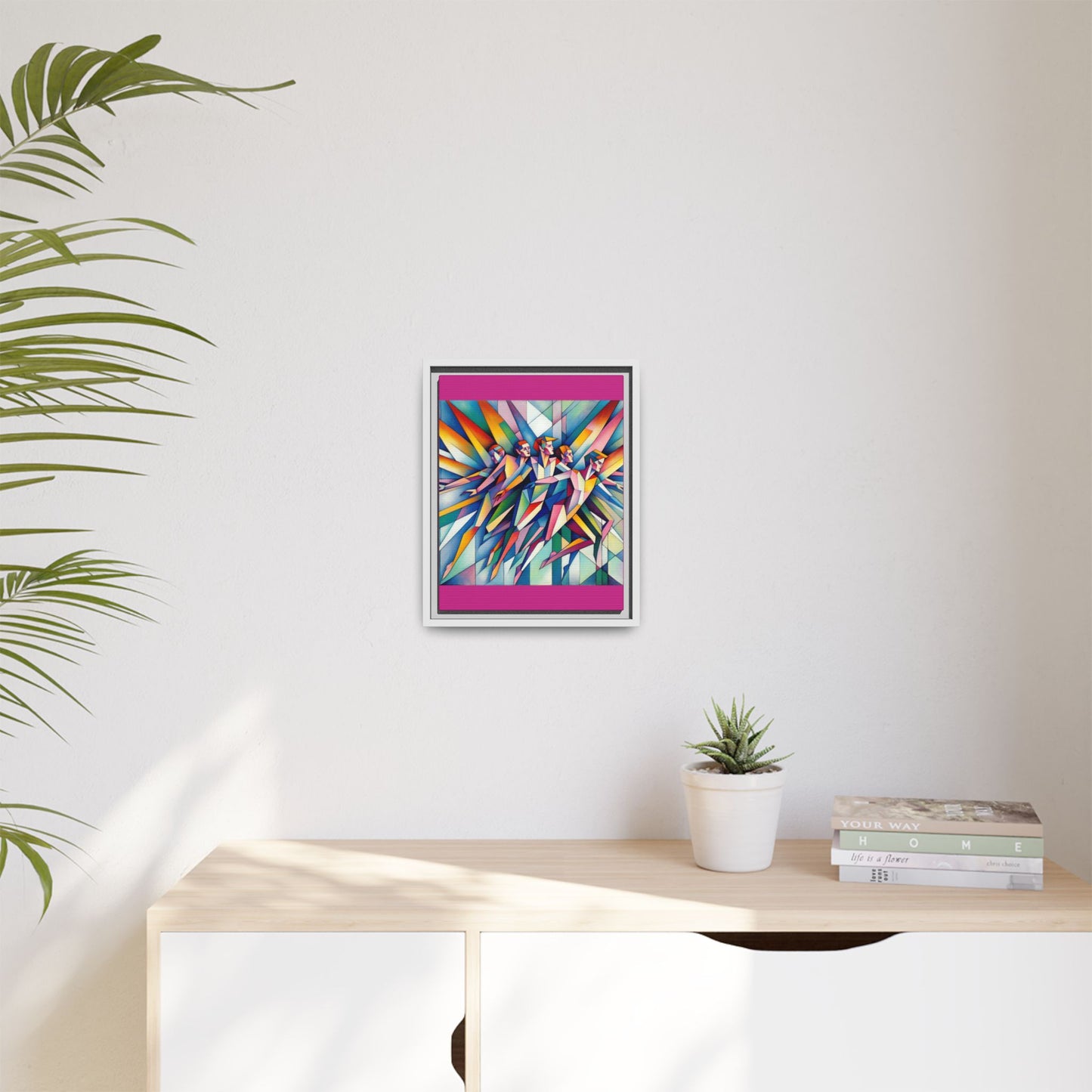 Picasso's Pixies Canvas, Framed (Multi-color)