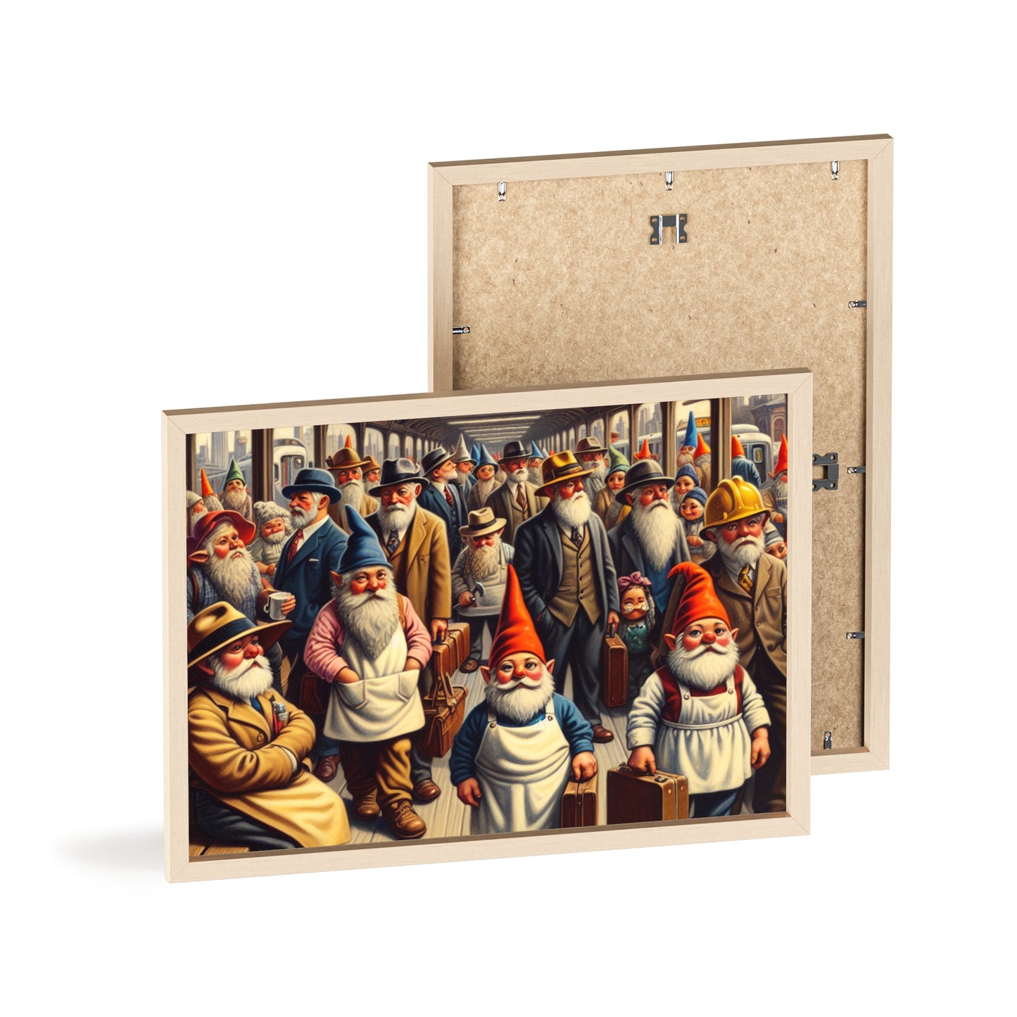 Framed The Gnome-mute Home Poster