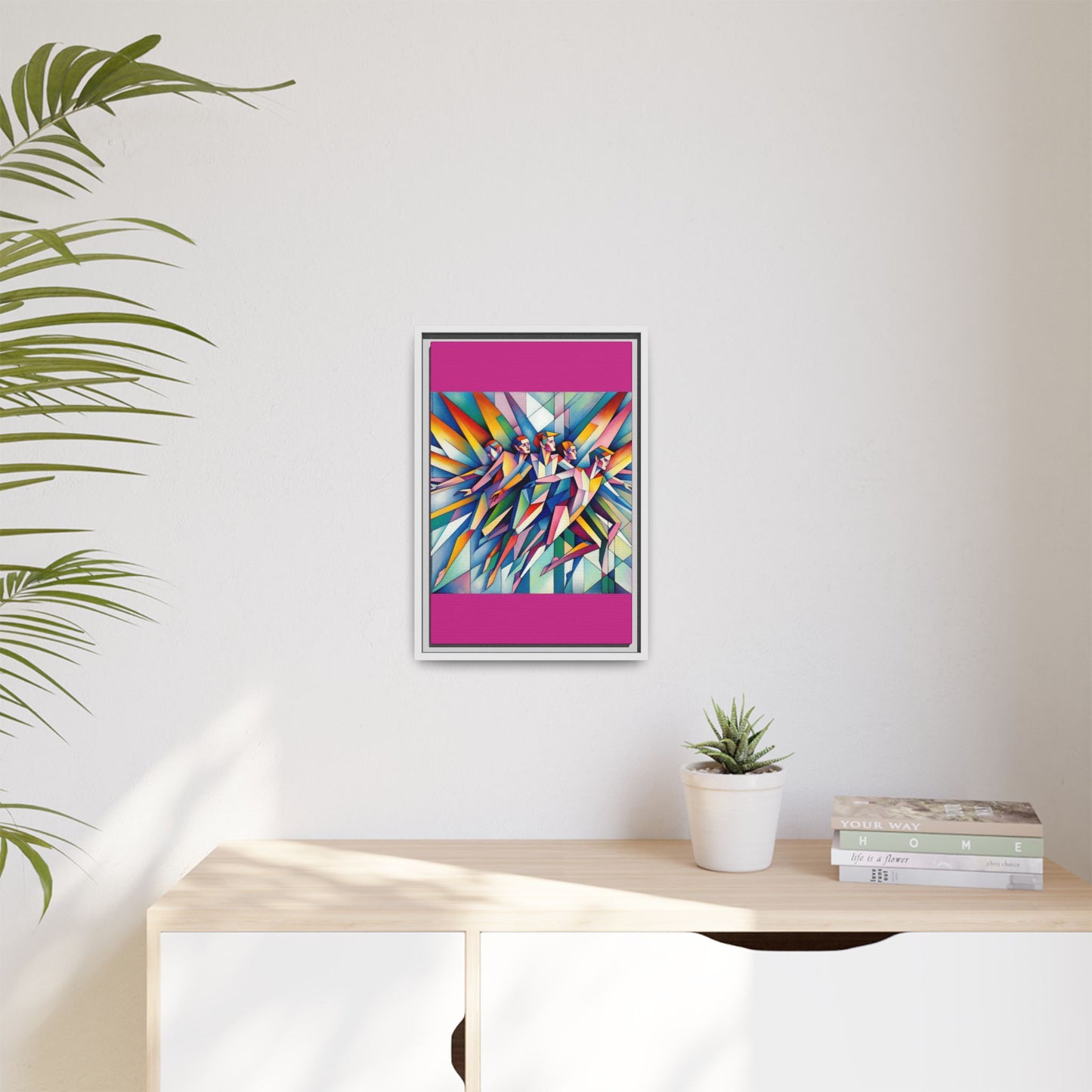 Picasso's Pixies Canvas, Framed (Multi-color)
