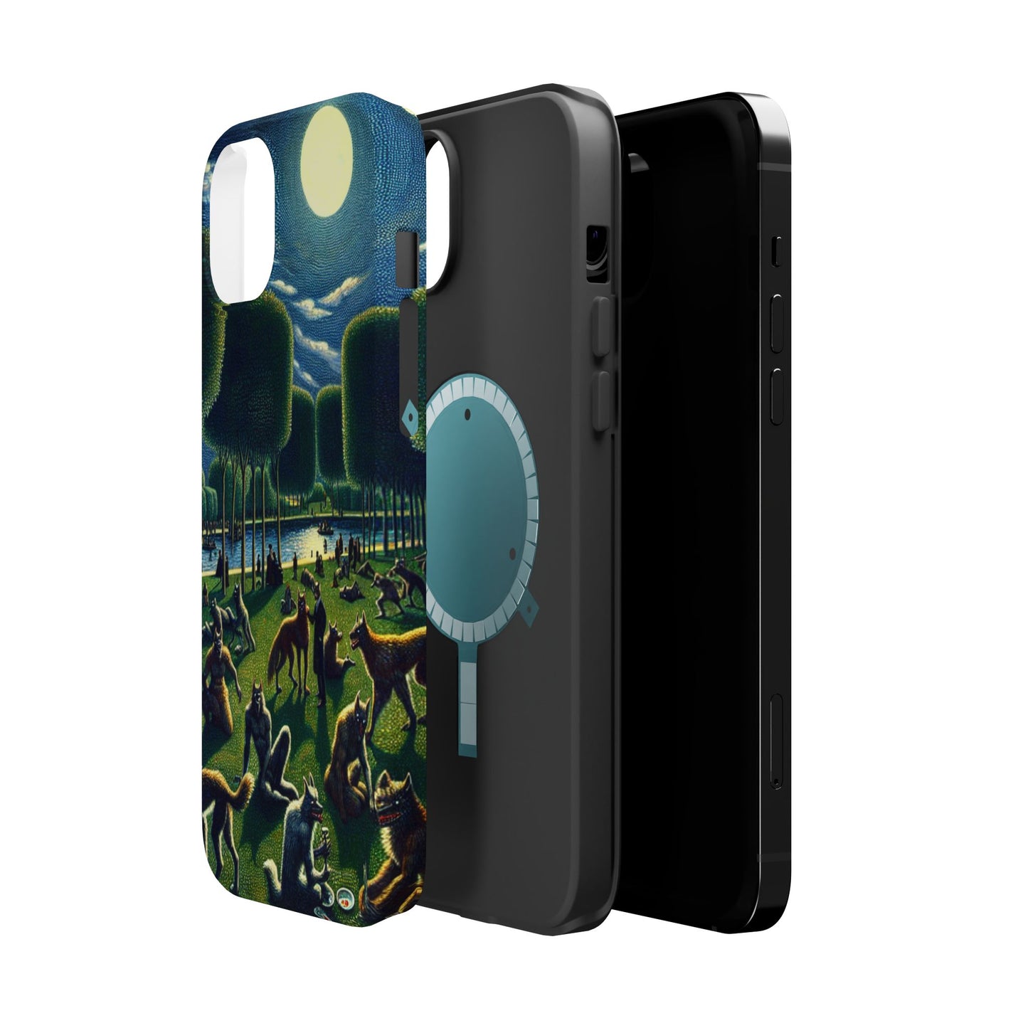 Werewolves at the Waterfront Magnetic iPhone Case