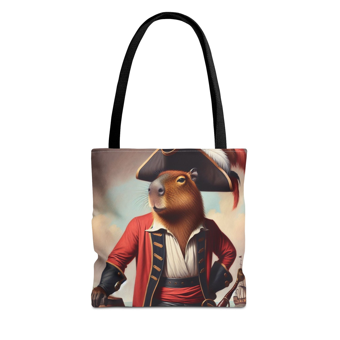 Captain Capybara Tote Bag