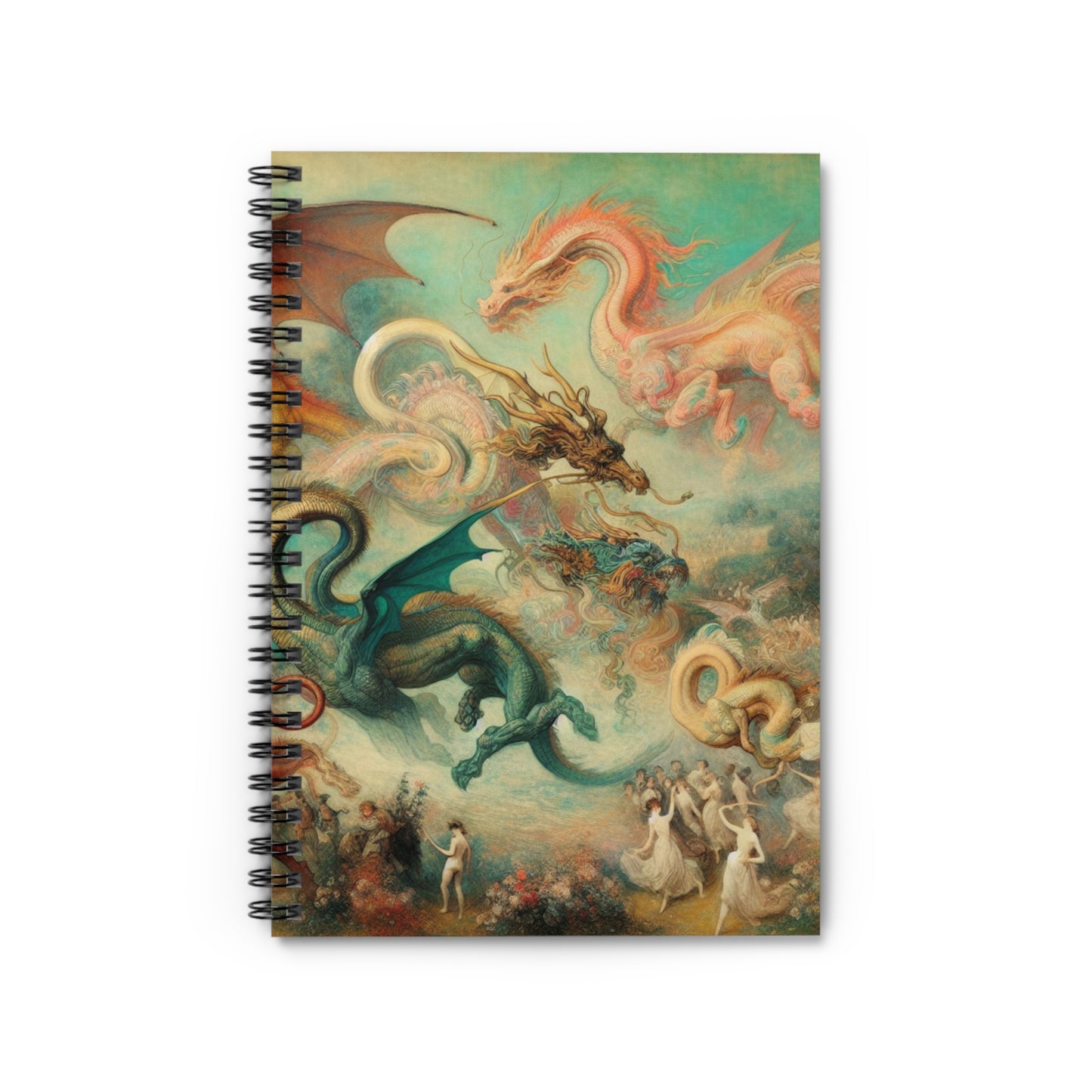Degas Dreams of Dragons Spiral Notebook