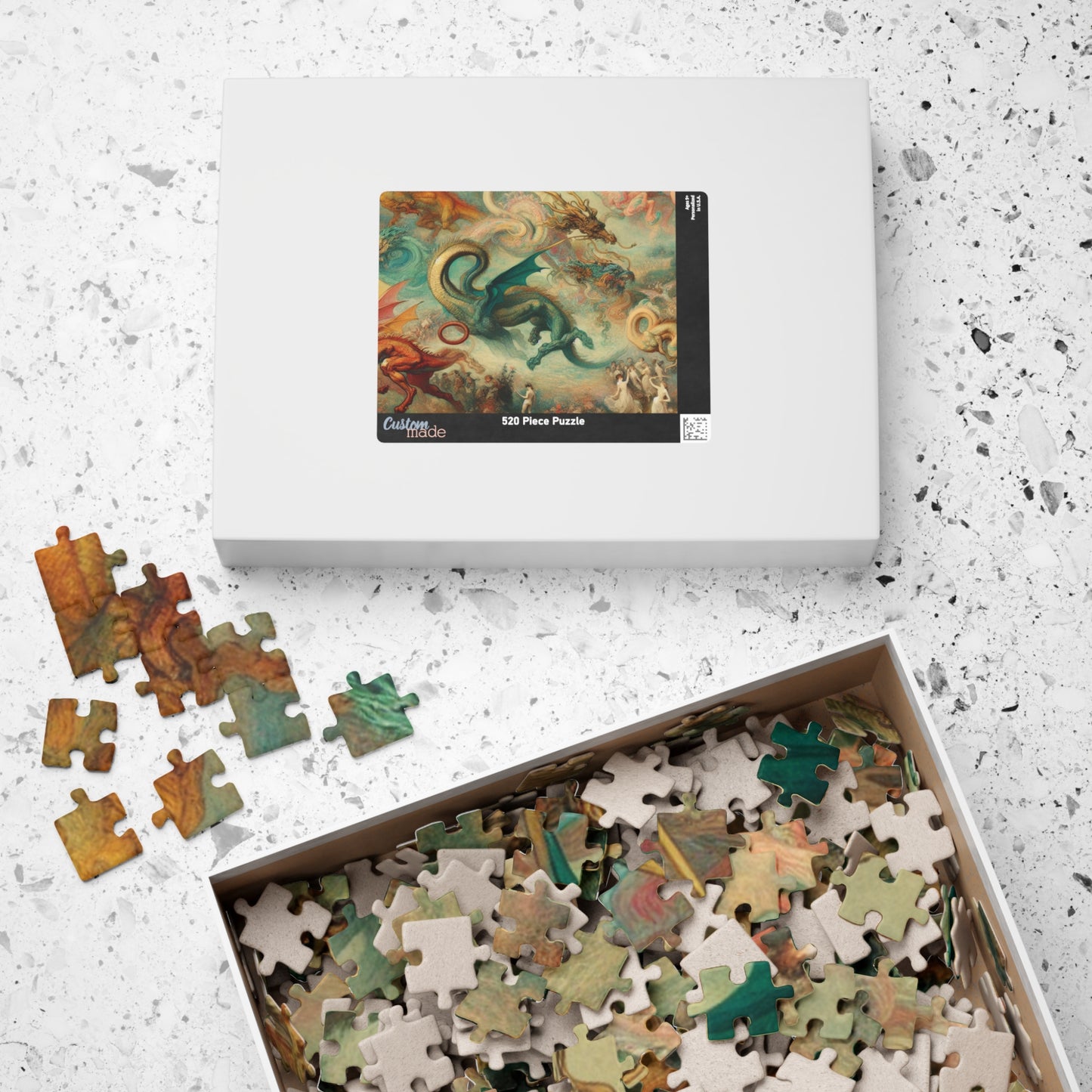 Degas Dreams of Dragons Puzzle (110, 252, 520, 1014-piece)
