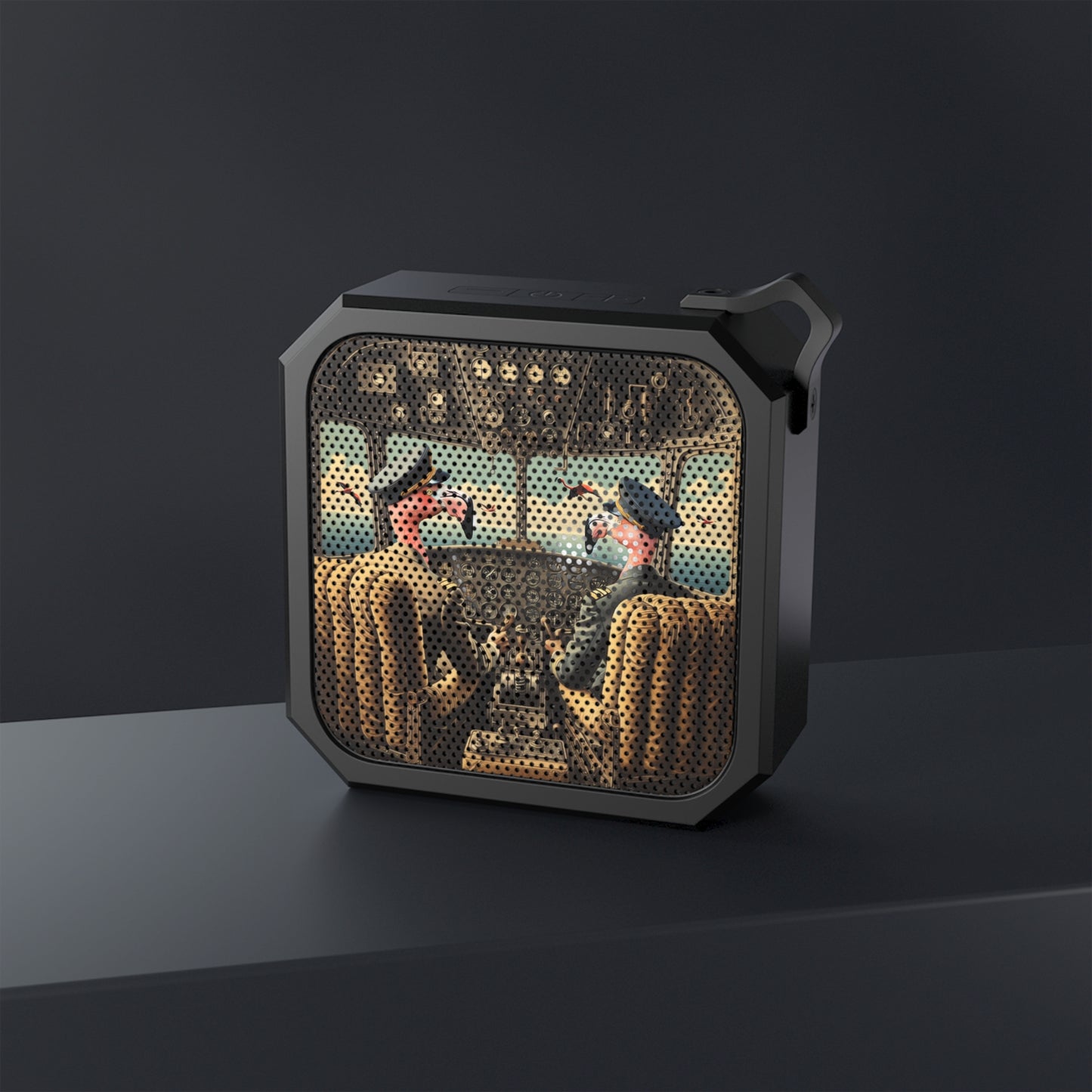 Outdoor Bluetooth Speaker with Flamingo Flight Deck Design