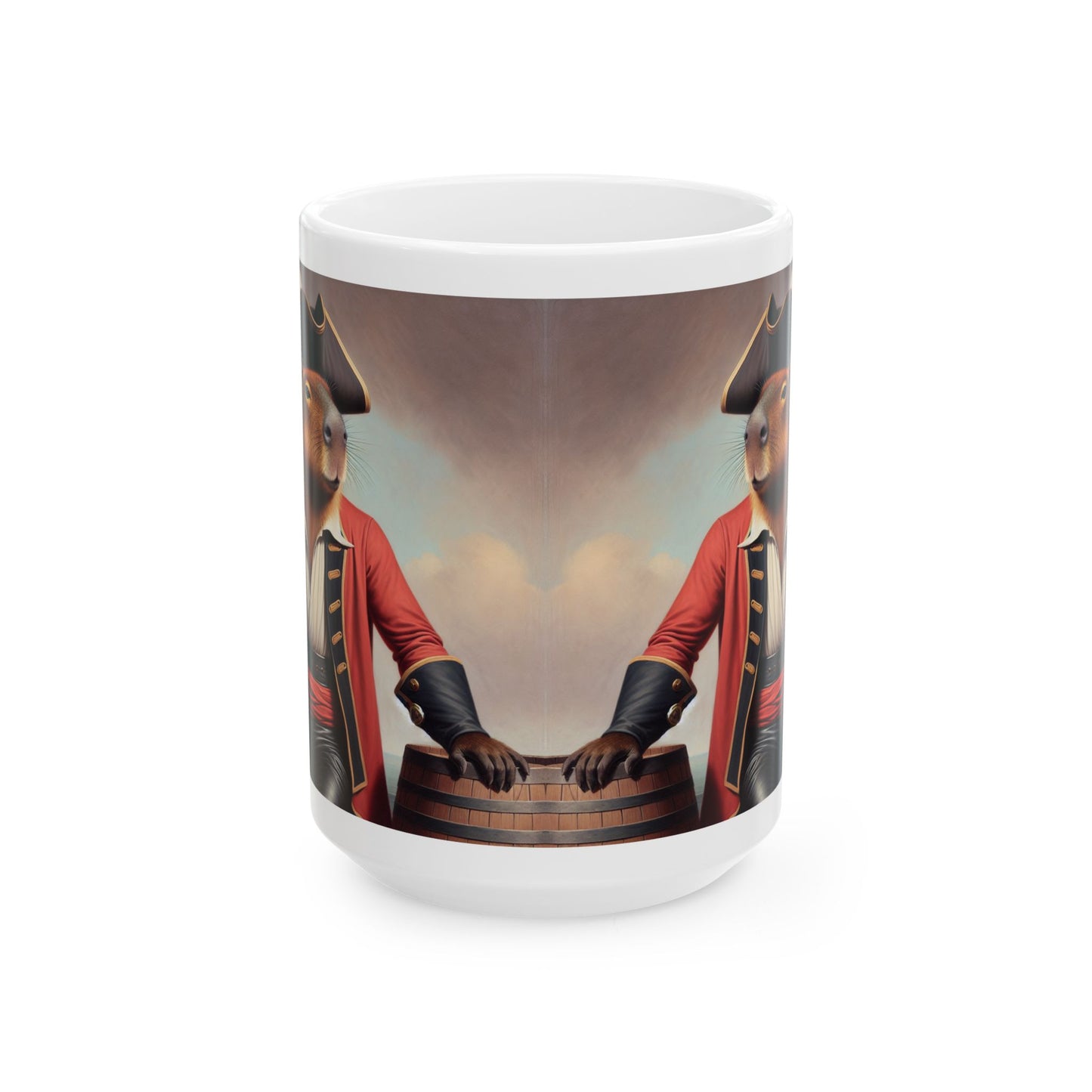 Captain Capybara Ceramic Mug