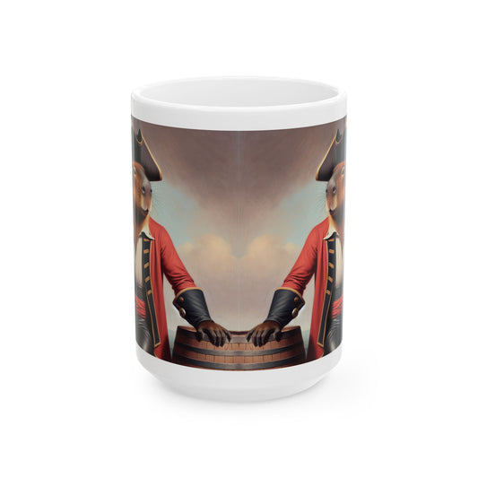 Captain Capybara Ceramic Mug