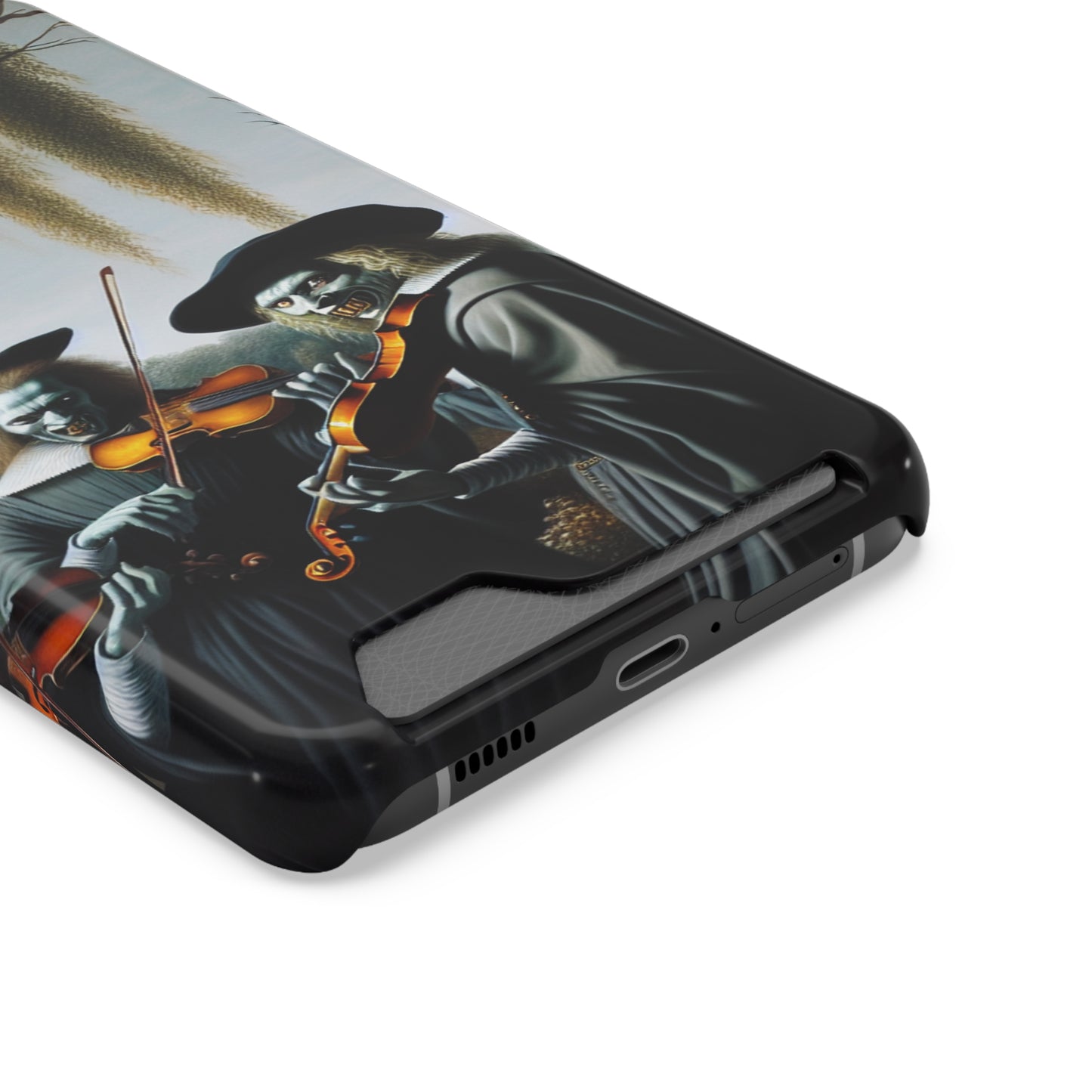Vermeer's Vampire Violinists Phone Case with Card Holder - GALAXY