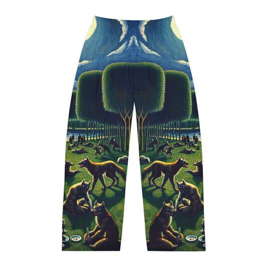 Werewolves at the Waterfront Men's Pajama Pants