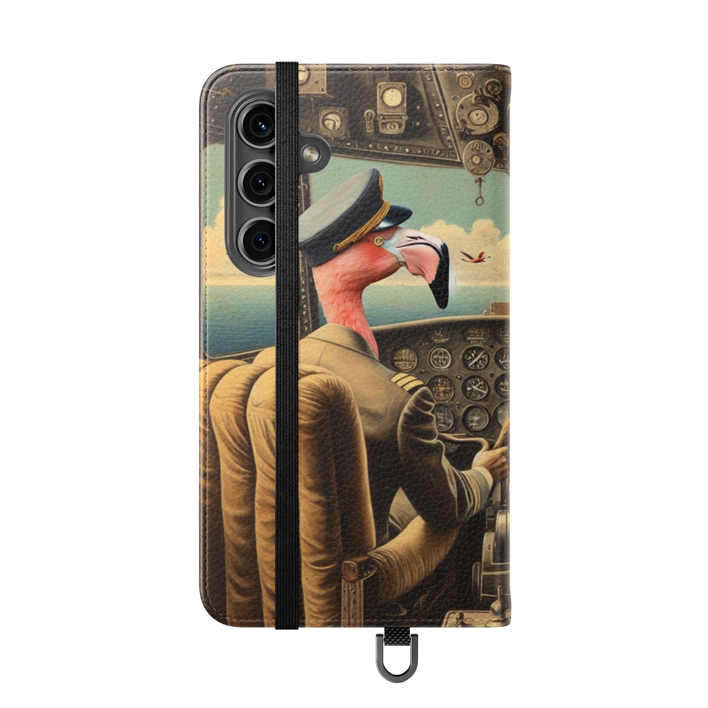 Flamingo Flight Deck Flip Case - iPhone/Galaxy