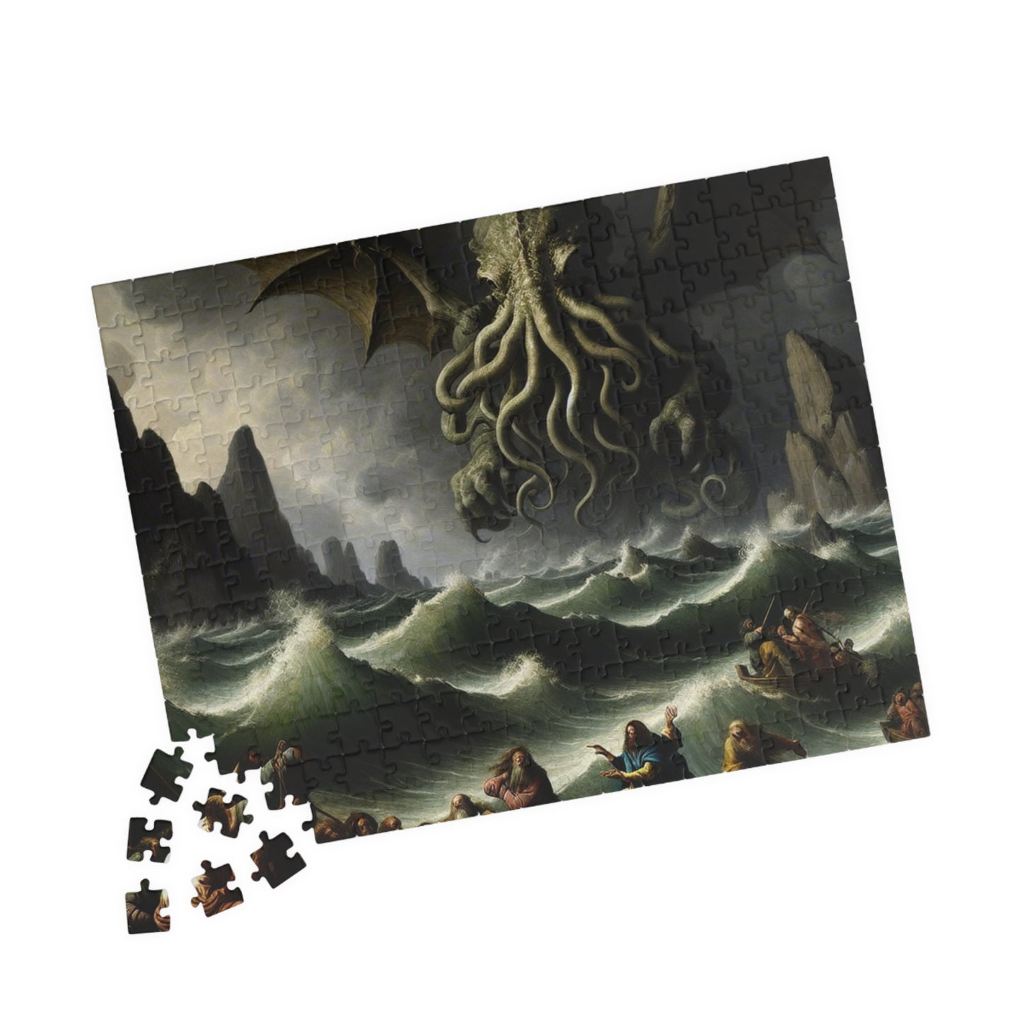 Cthulhu in the Storm Puzzle (110, 252, 520, 1014-piece)