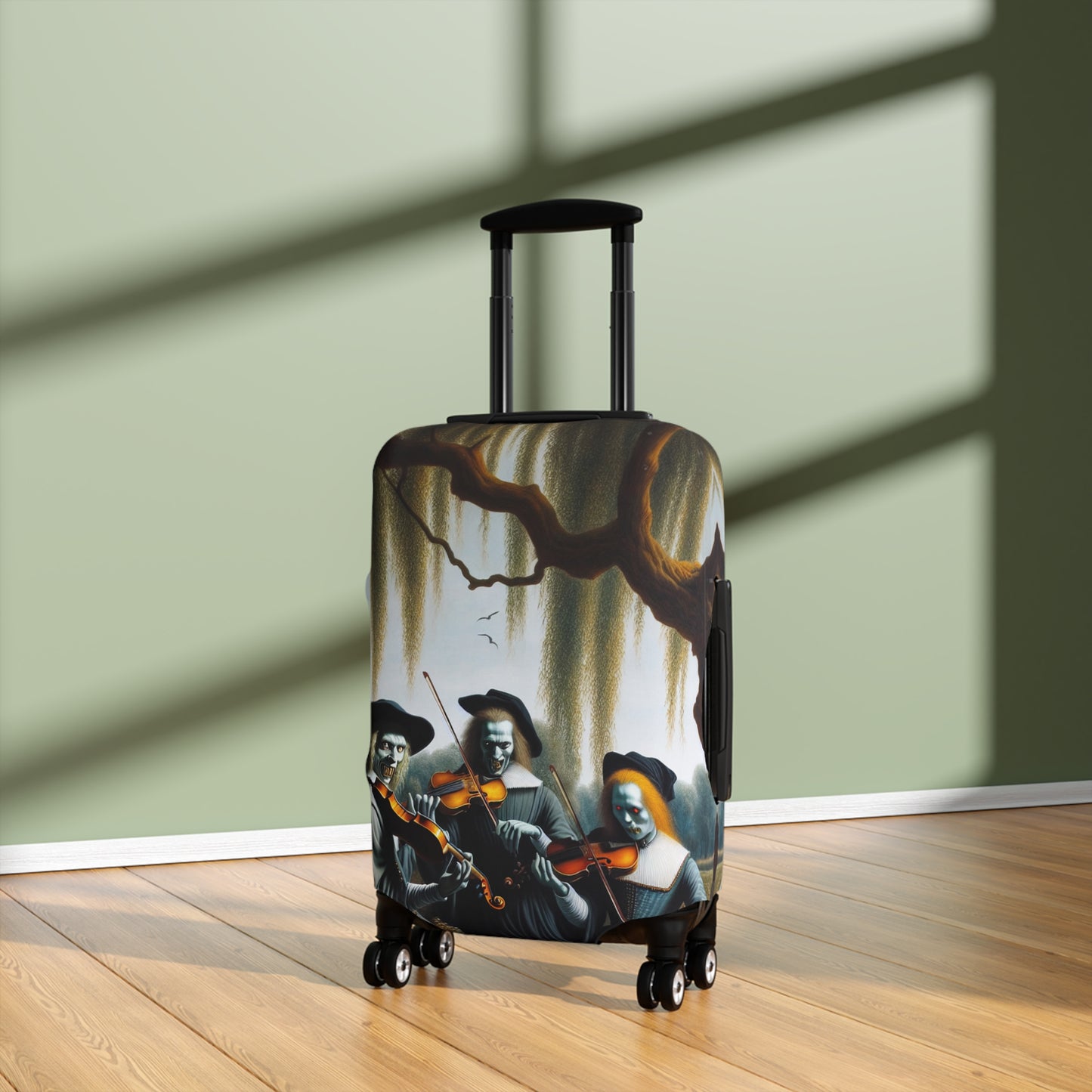 Vermeer's Vampire Violinists Luggage Cover