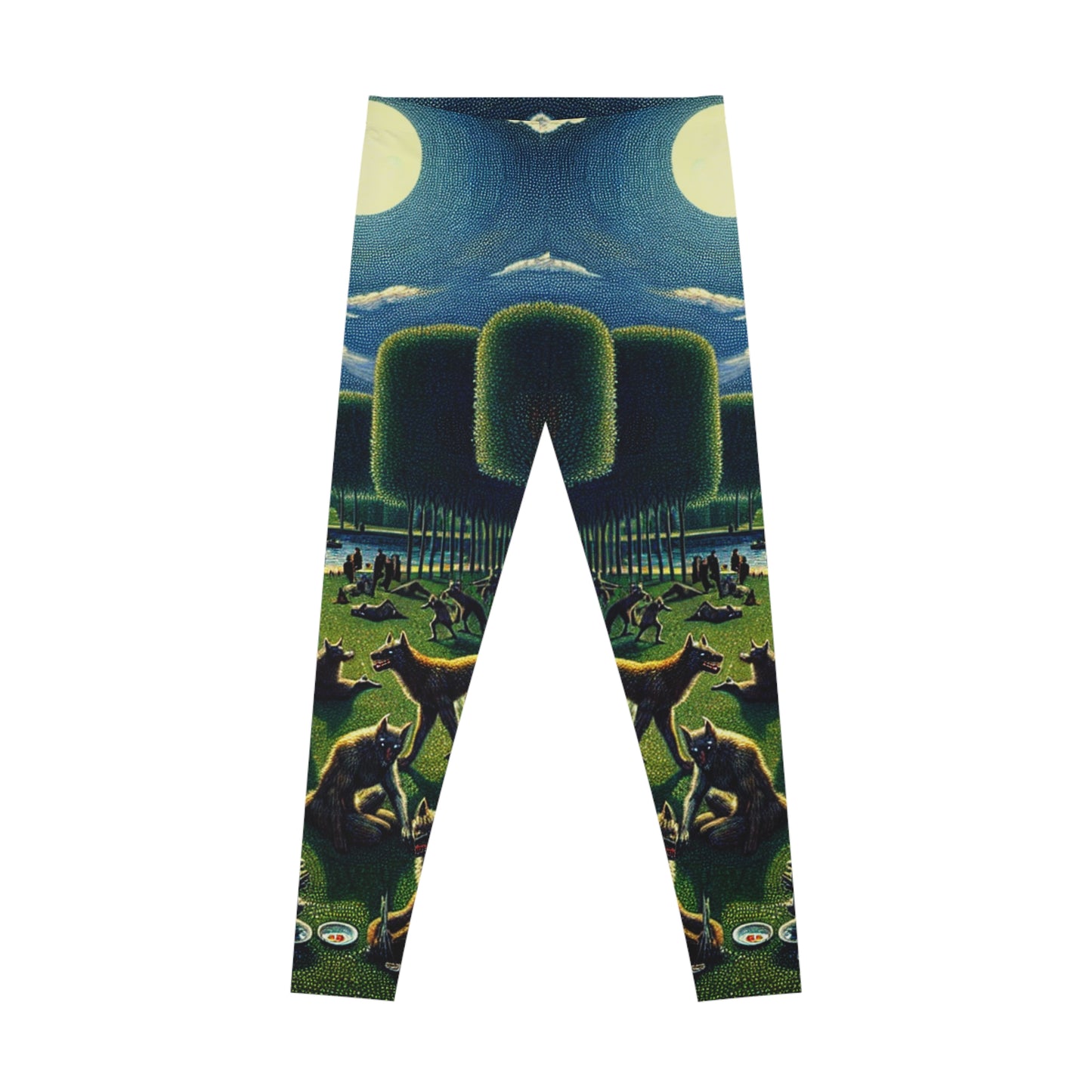 Werewolves at the Waterfront Leggings