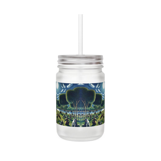 Werewolves at the Waterfront Mason Jar Tumbler