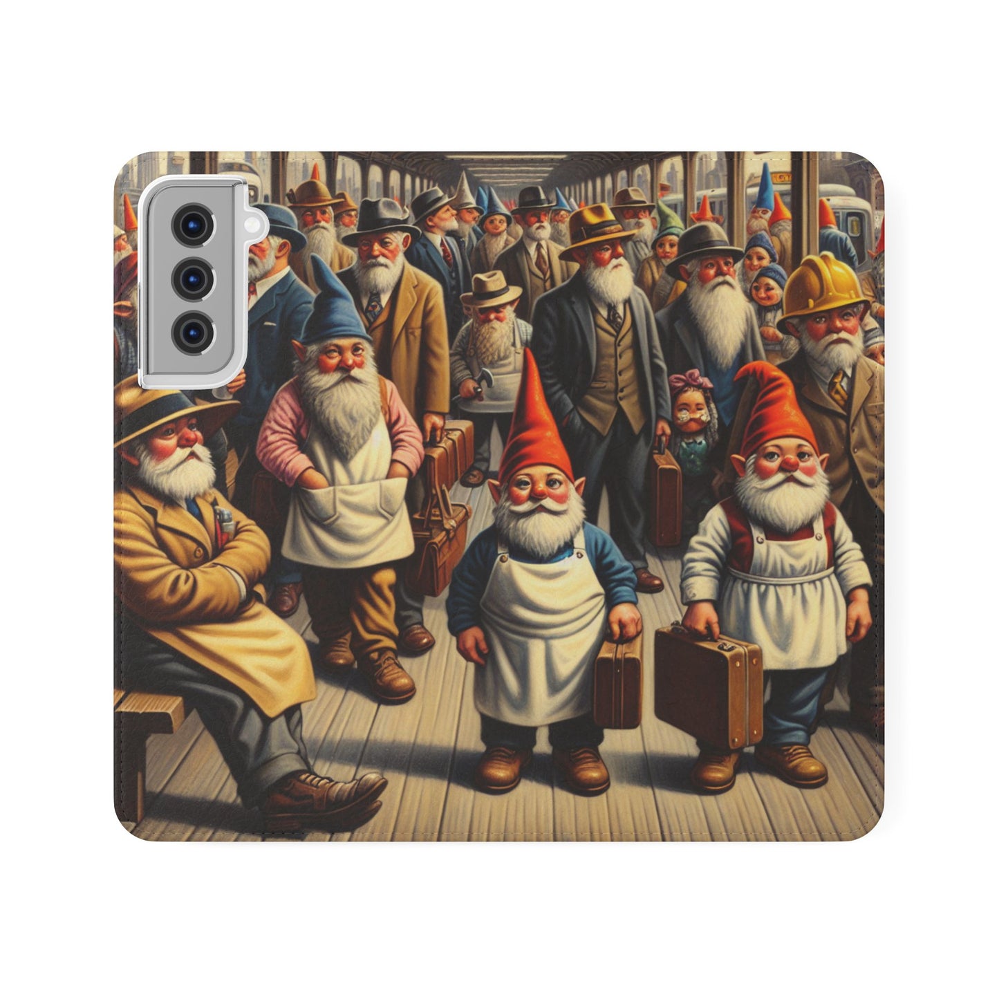 The Gnome-mute Home Flip Case - iPhone/Galaxy