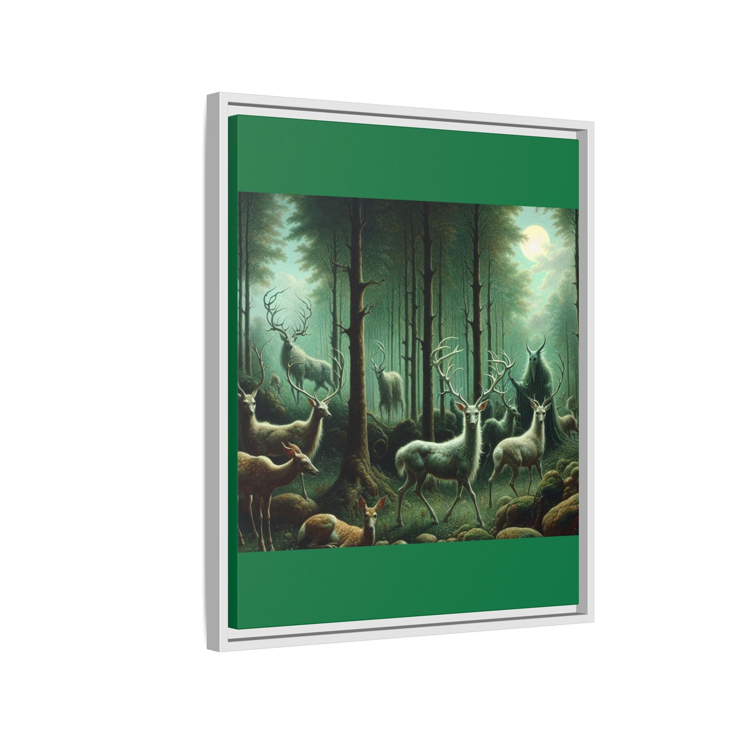 Wendigo Shepherd Canvas, Framed (Multi-color)