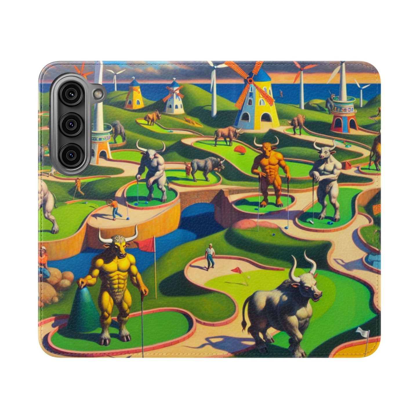 Mini-taur Golf Flip Case - iPhone/Galaxy