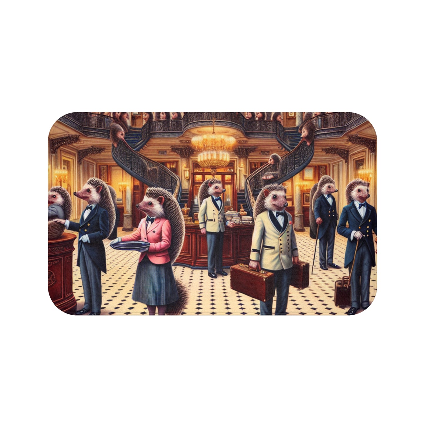 Hedgehog Hotel Bath Mat