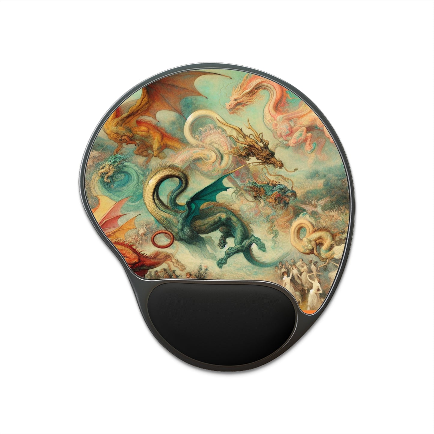 Degas Dreams of Dragons Mouse Pad with Wrist Rest