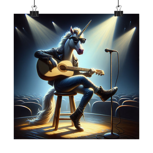 Unicorn Unplugged Poster