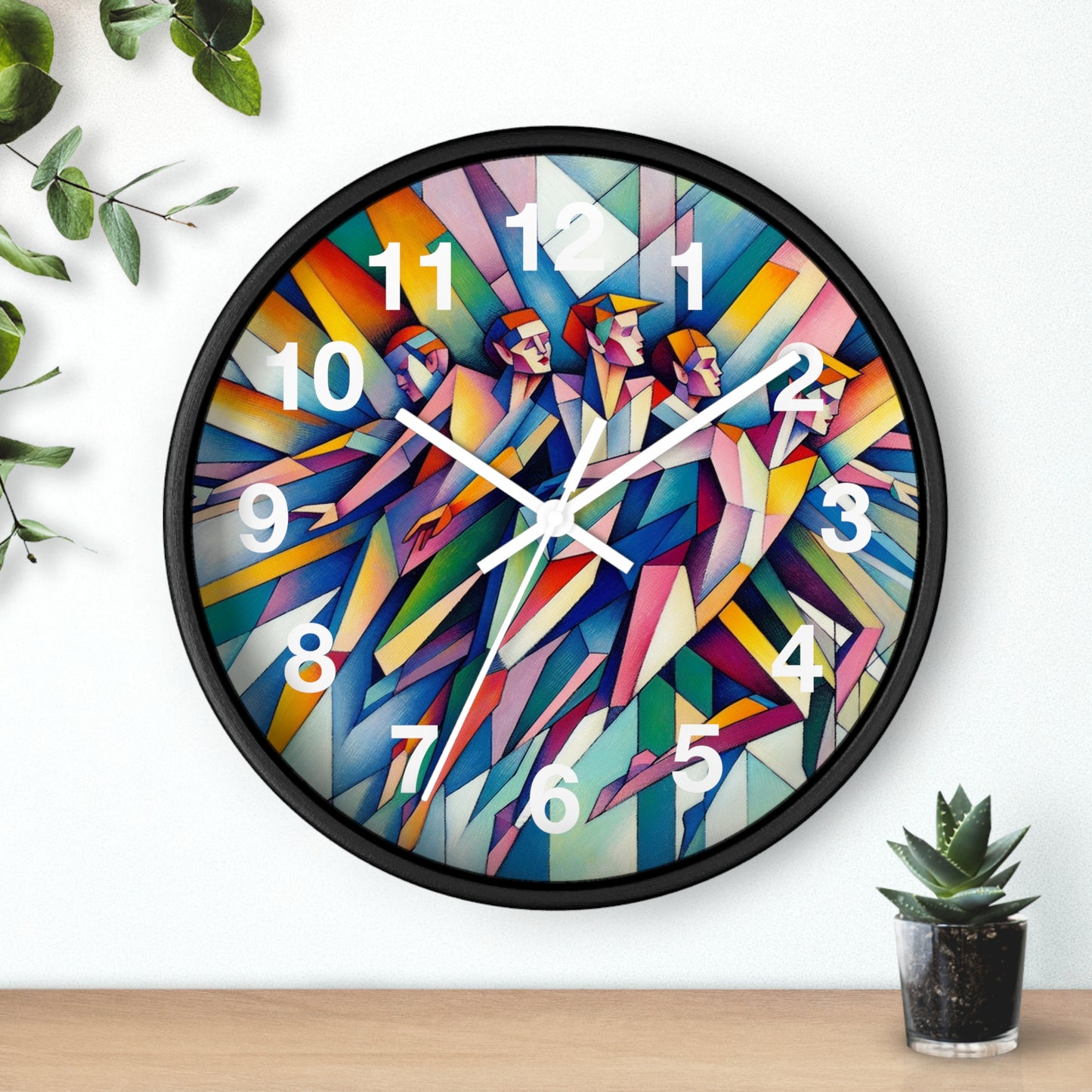 Picasso's Pixies Wall Clock