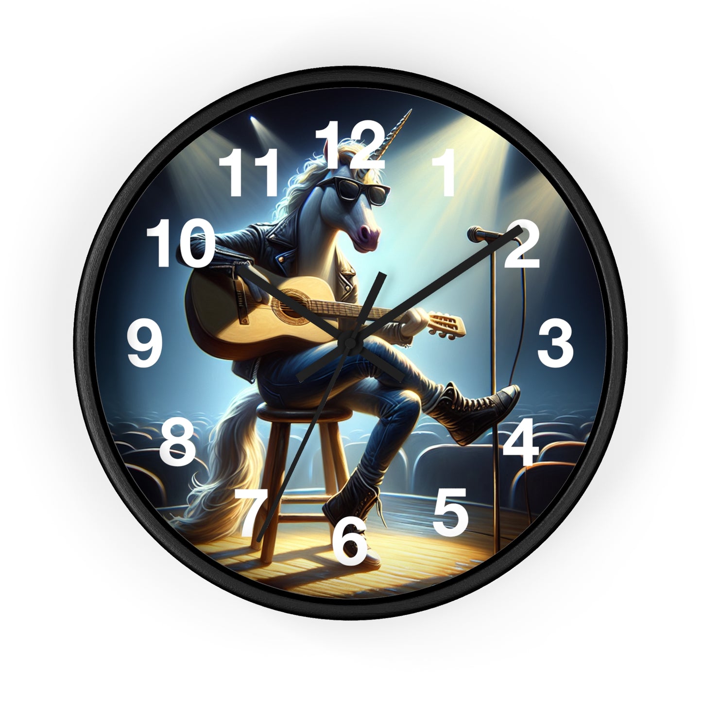 Unicorn Unplugged Wall Clock