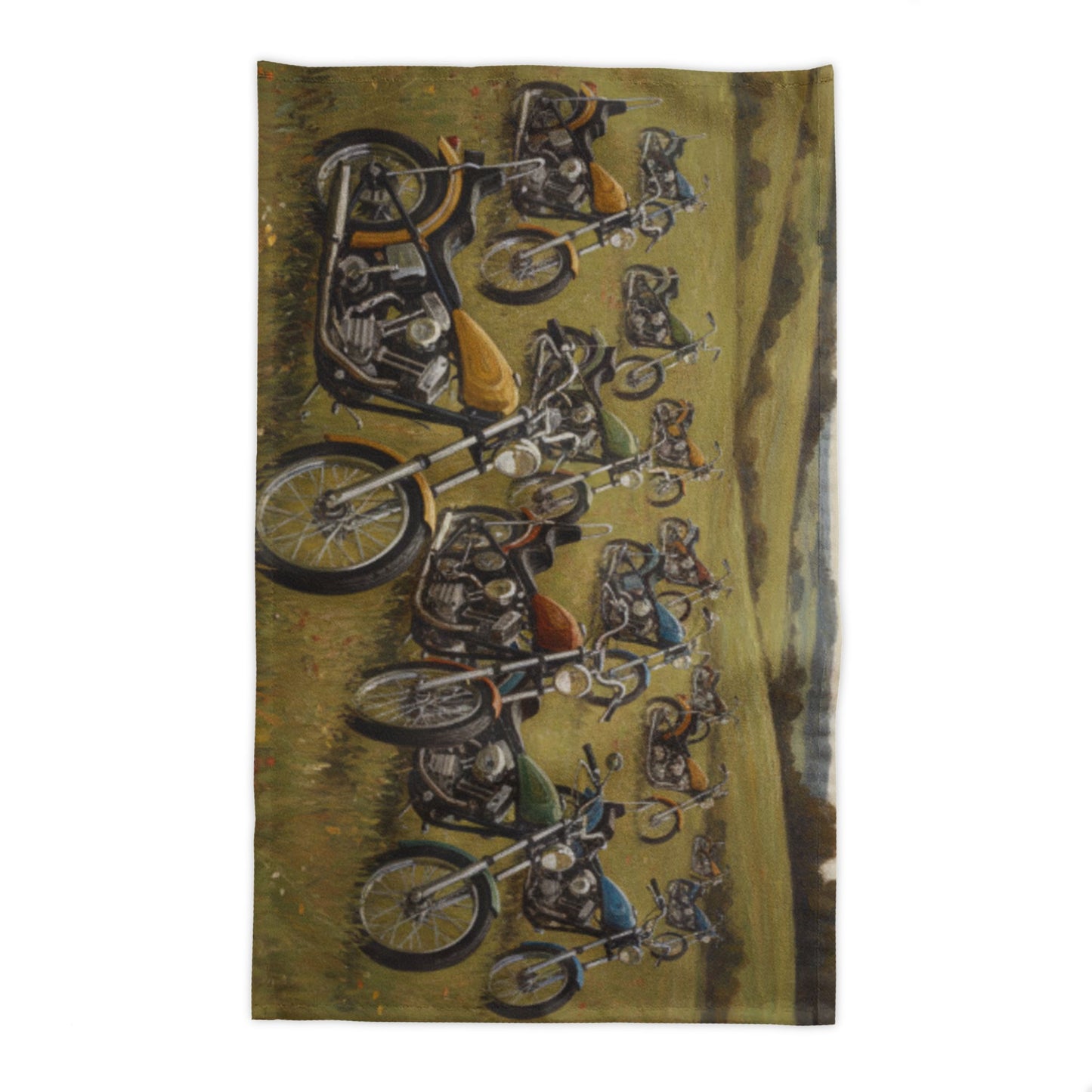 Wild Motorcycles Tablecloth