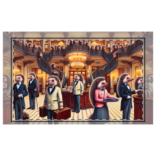 Hedgehog Hotel Microfiber Pillowcase