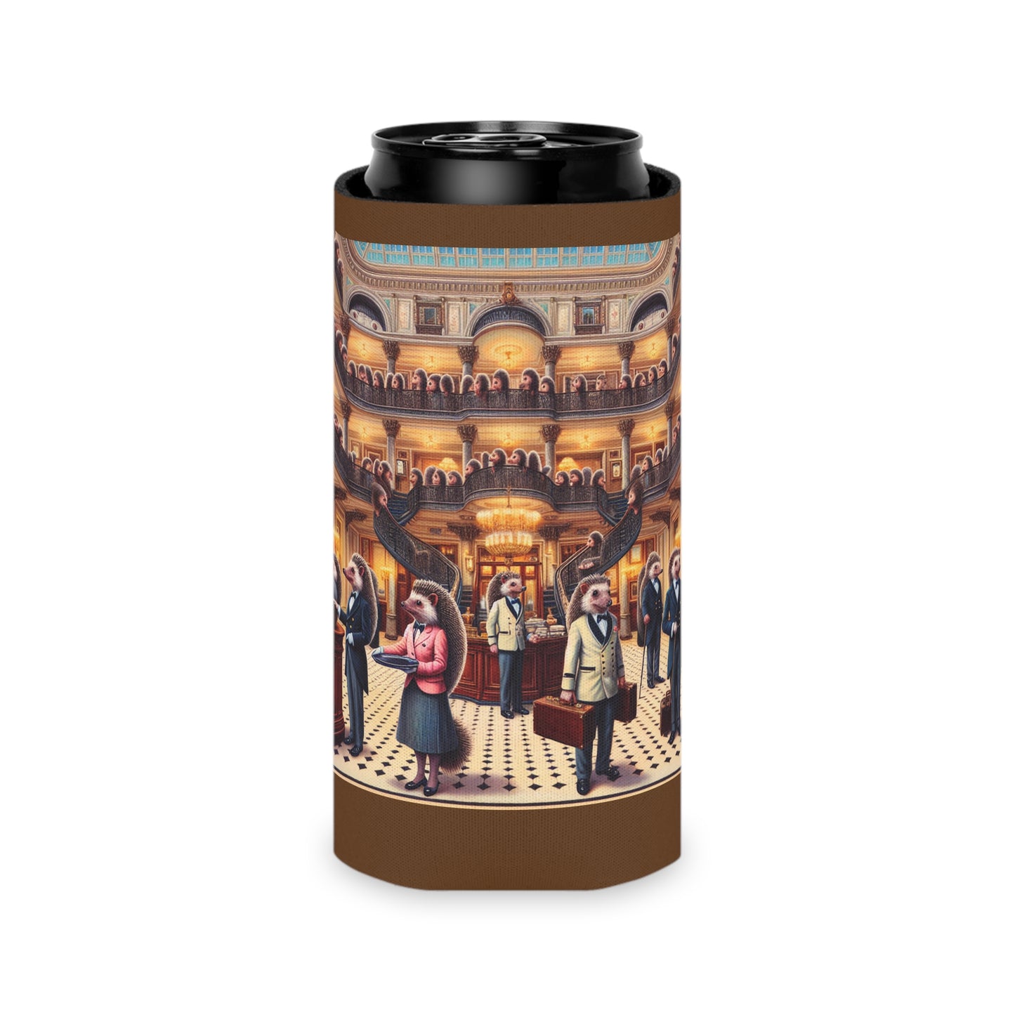 Hedgehog Hotel Can Cooler